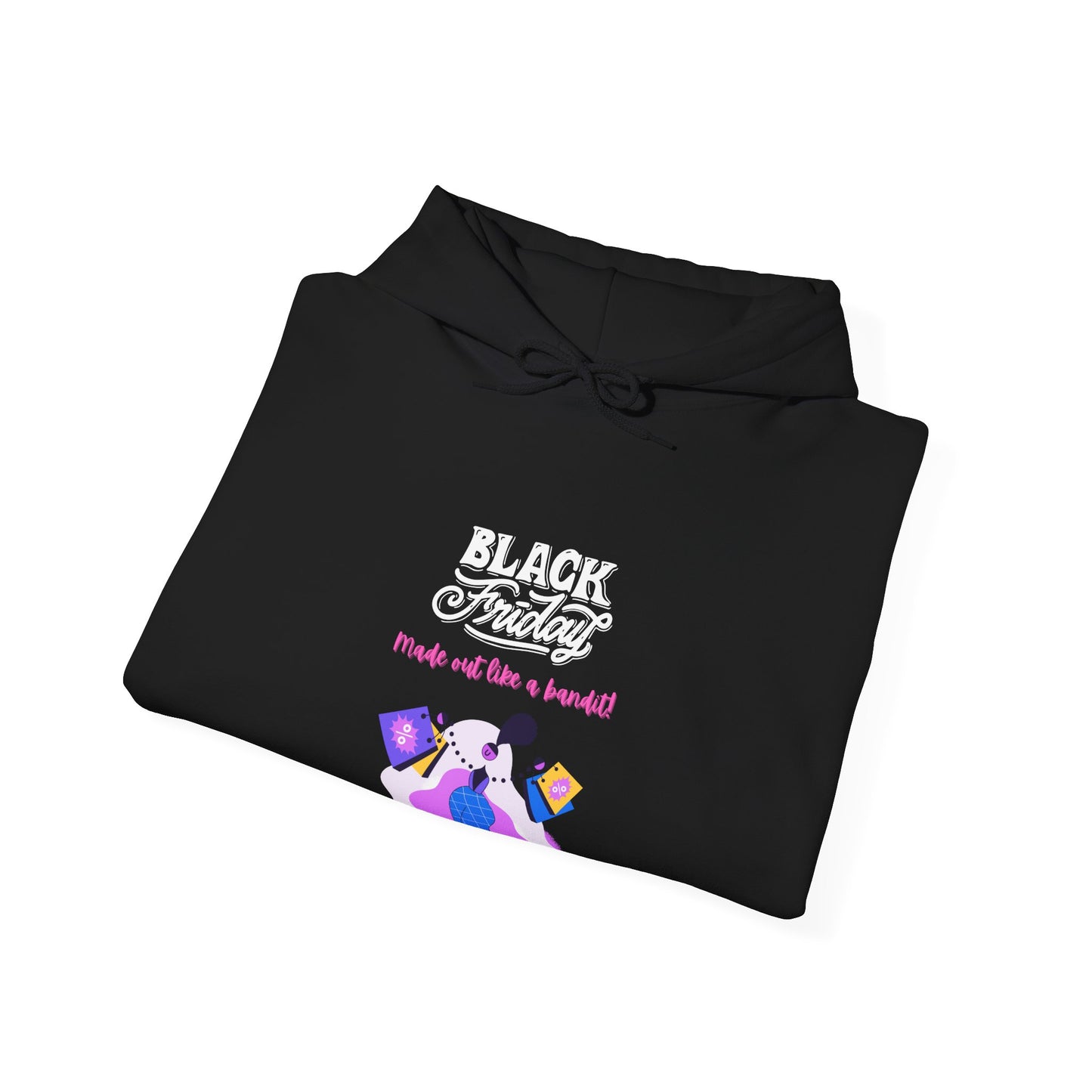 Unisex Black Friday Christmas Shopping Hooded Sweatshirt