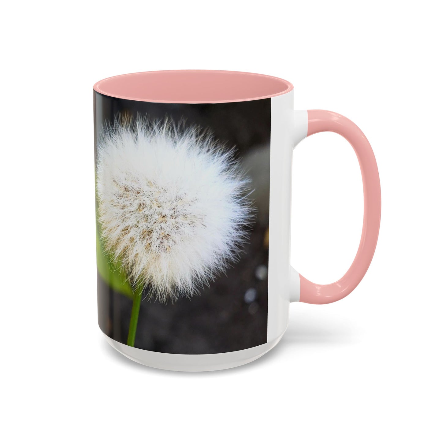 11oz/15oz Garden Themed Dandelion Flower Coffee Mug