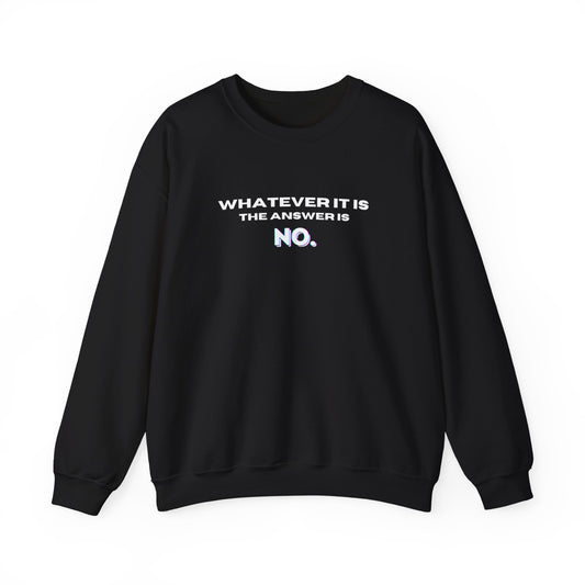 Unisex Self Love Positve Vibes Ok To Say NO Positive Mental Health Awareness Sweatshirt