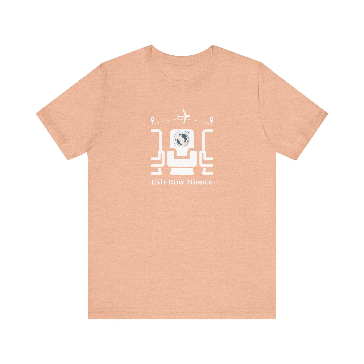 Unisex Jersey Short Sleeve Exit Row Middle Travel T-Shirt