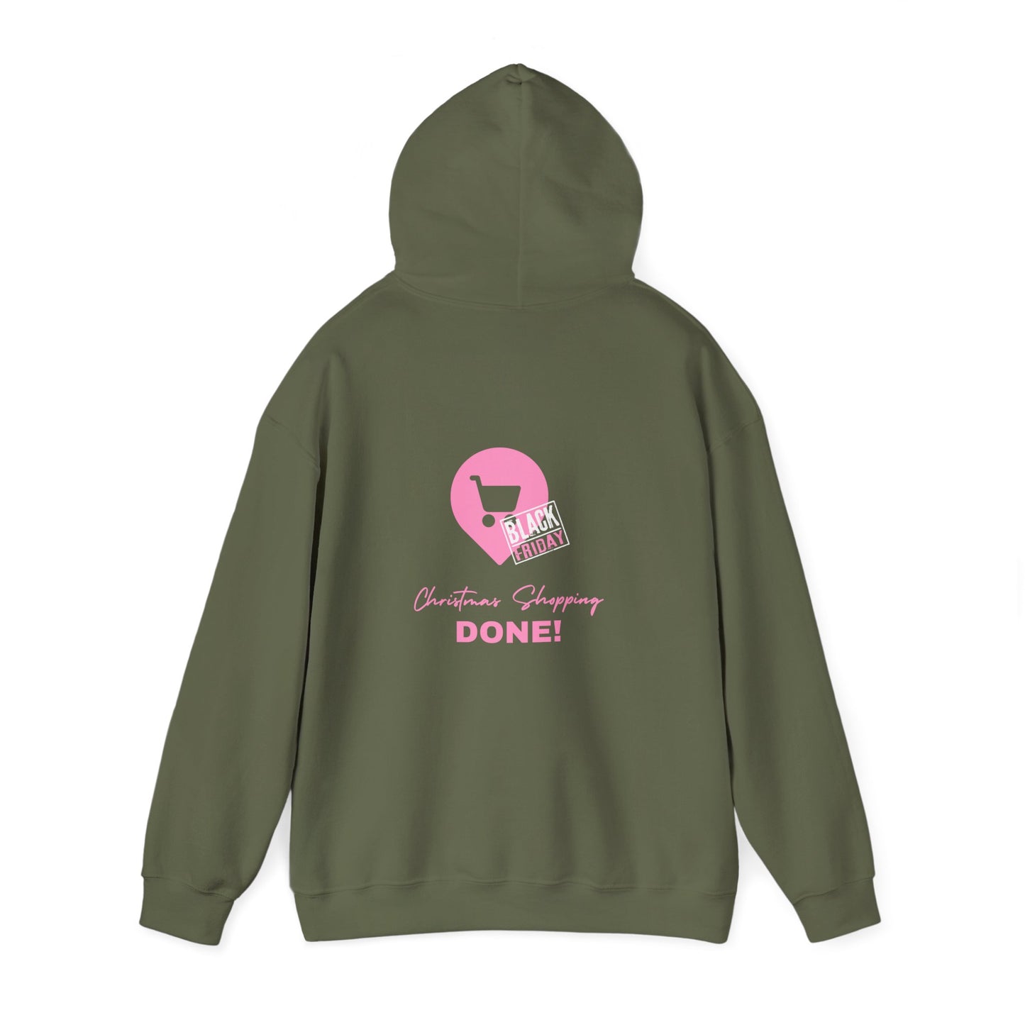 Unisex Black Friday Christmas Shopping DONE! Heavy Blend™ Hooded Sweatshirt