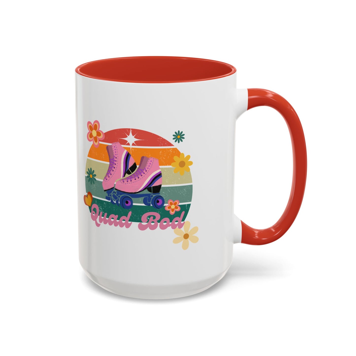 11oz/15oz Retro Vibes Roller Skate Quad Bod Coffee Mug