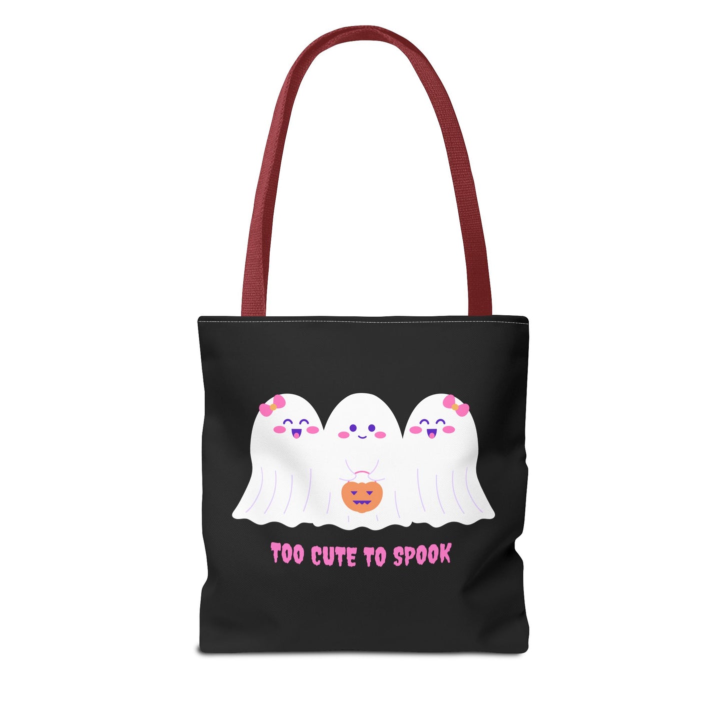 Cute Ghost Halloween Tote Bag Gift for Halloween Spooky Season Trick or Treating Bag Halloween Tote Fall Tote Bag Cute Tote Gift Idea