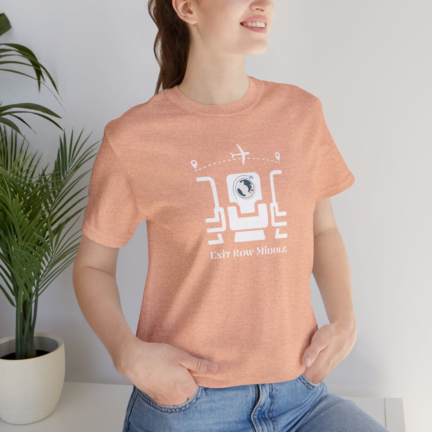 Unisex Jersey Short Sleeve Exit Row Middle Travel T-Shirt