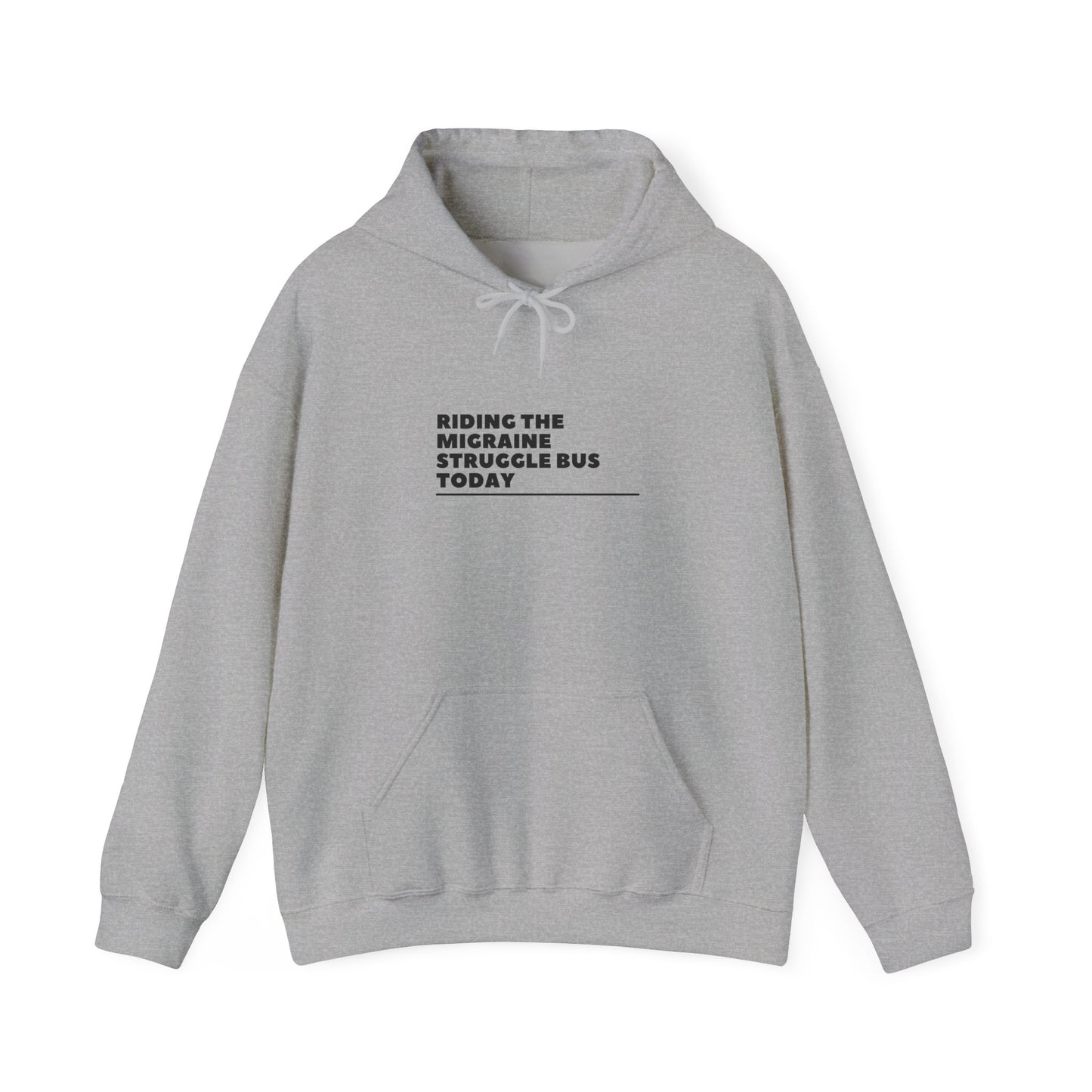 Unisex Migraine Day Invisible Illness Warrior Hooded Sweatshirt