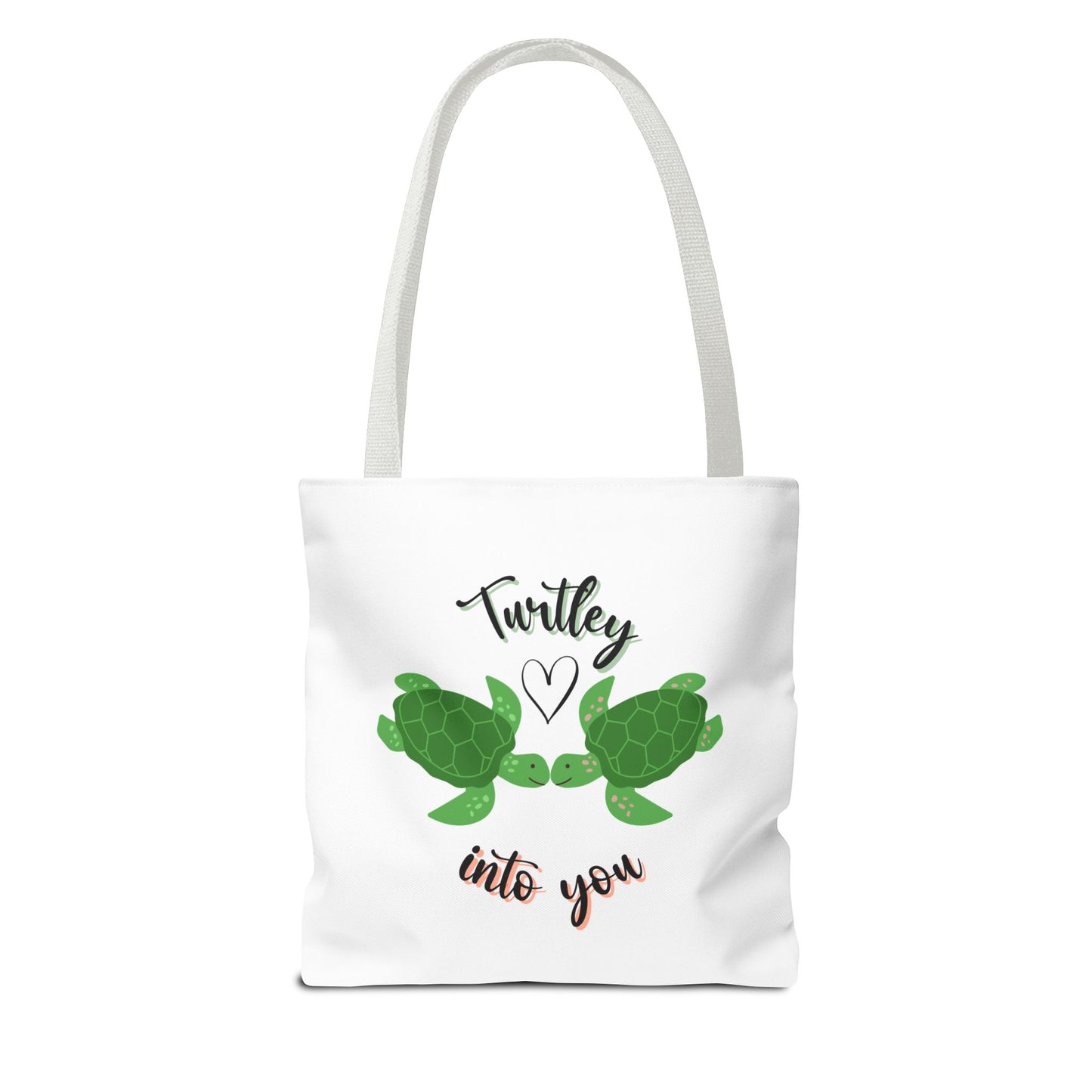 Unisex Cute Turtle Lover Turtley Into You Tote Bag