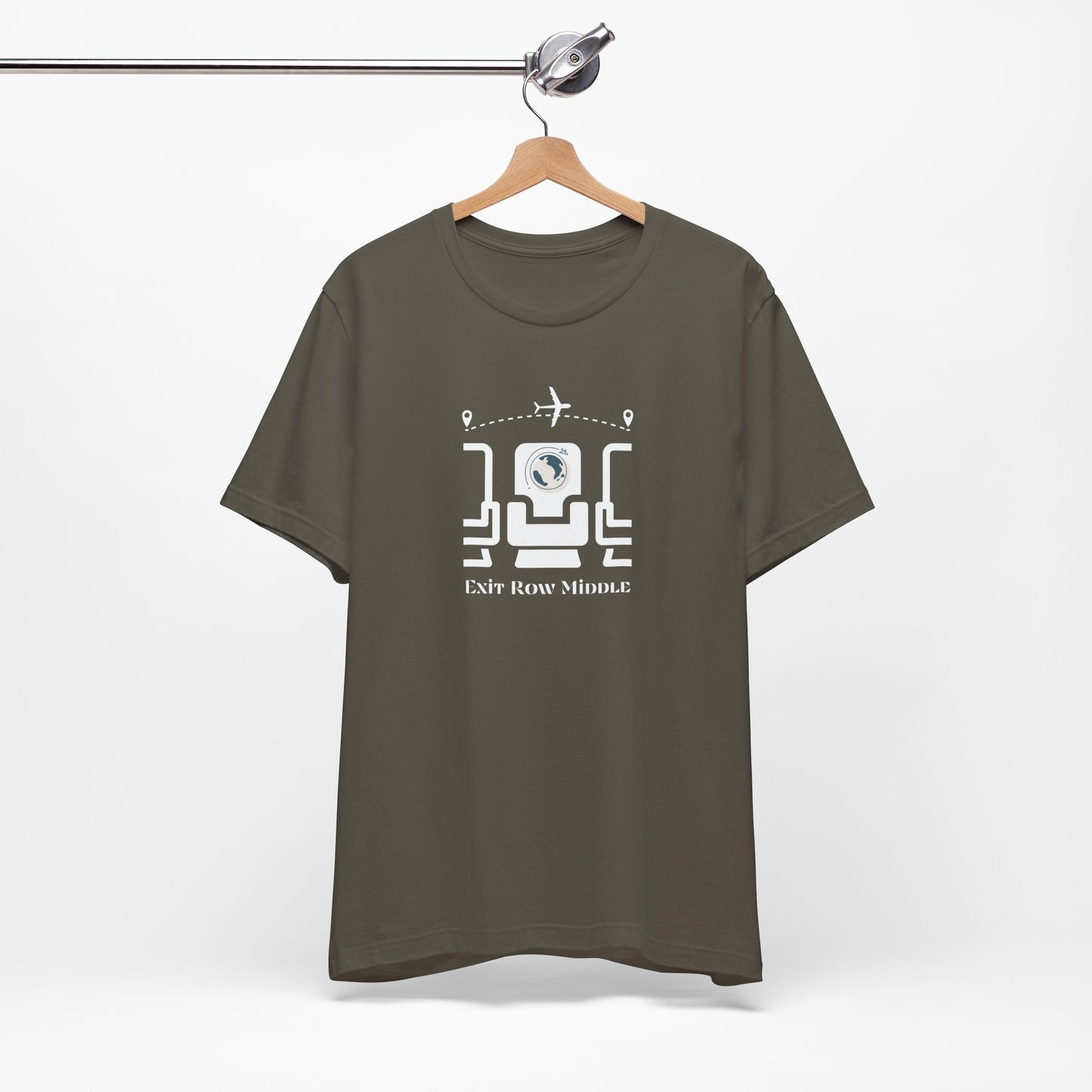 Unisex Jersey Short Sleeve Exit Row Middle Travel T-Shirt
