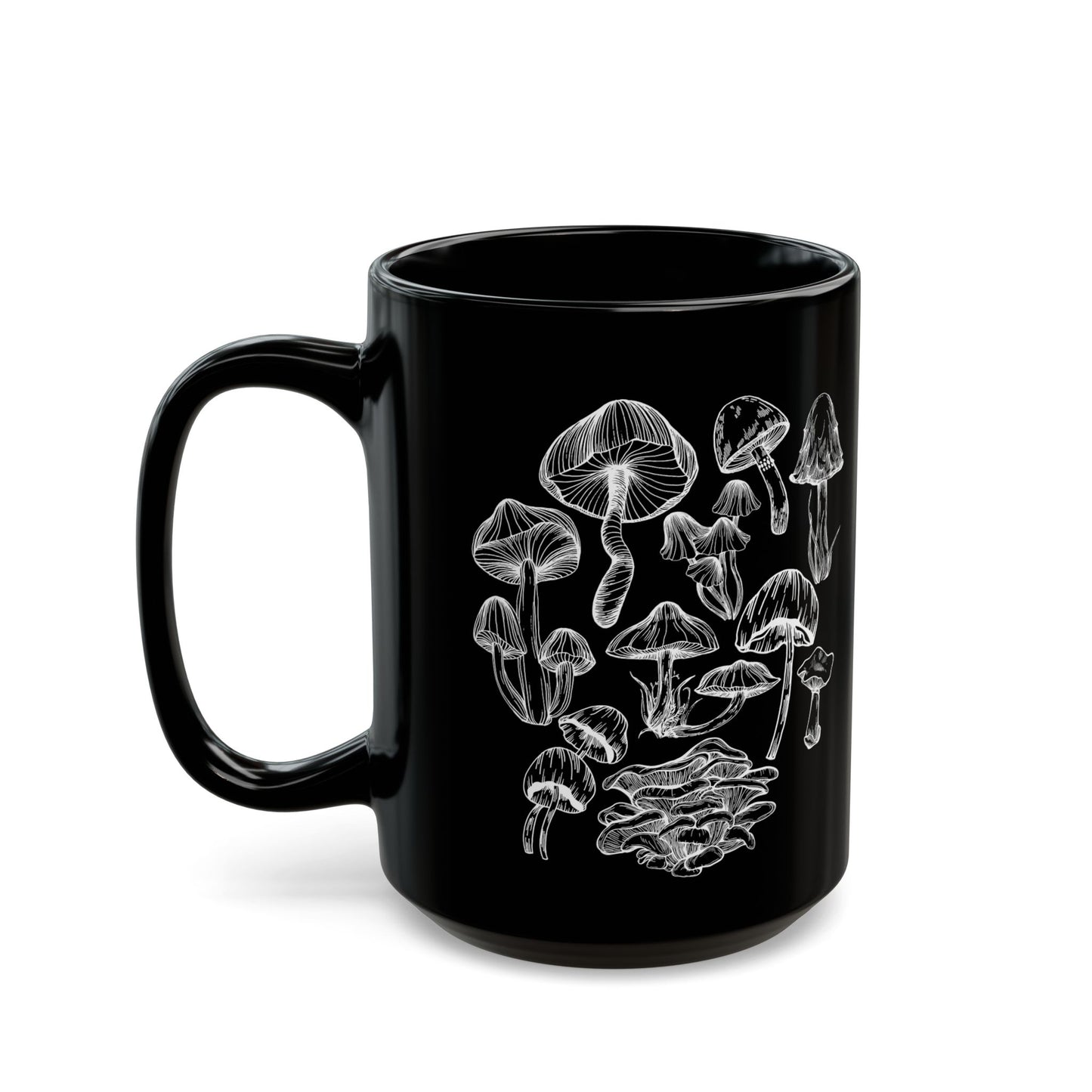 Mushroom Lover Fungi Print Toadstool Mycology Coffee Mug