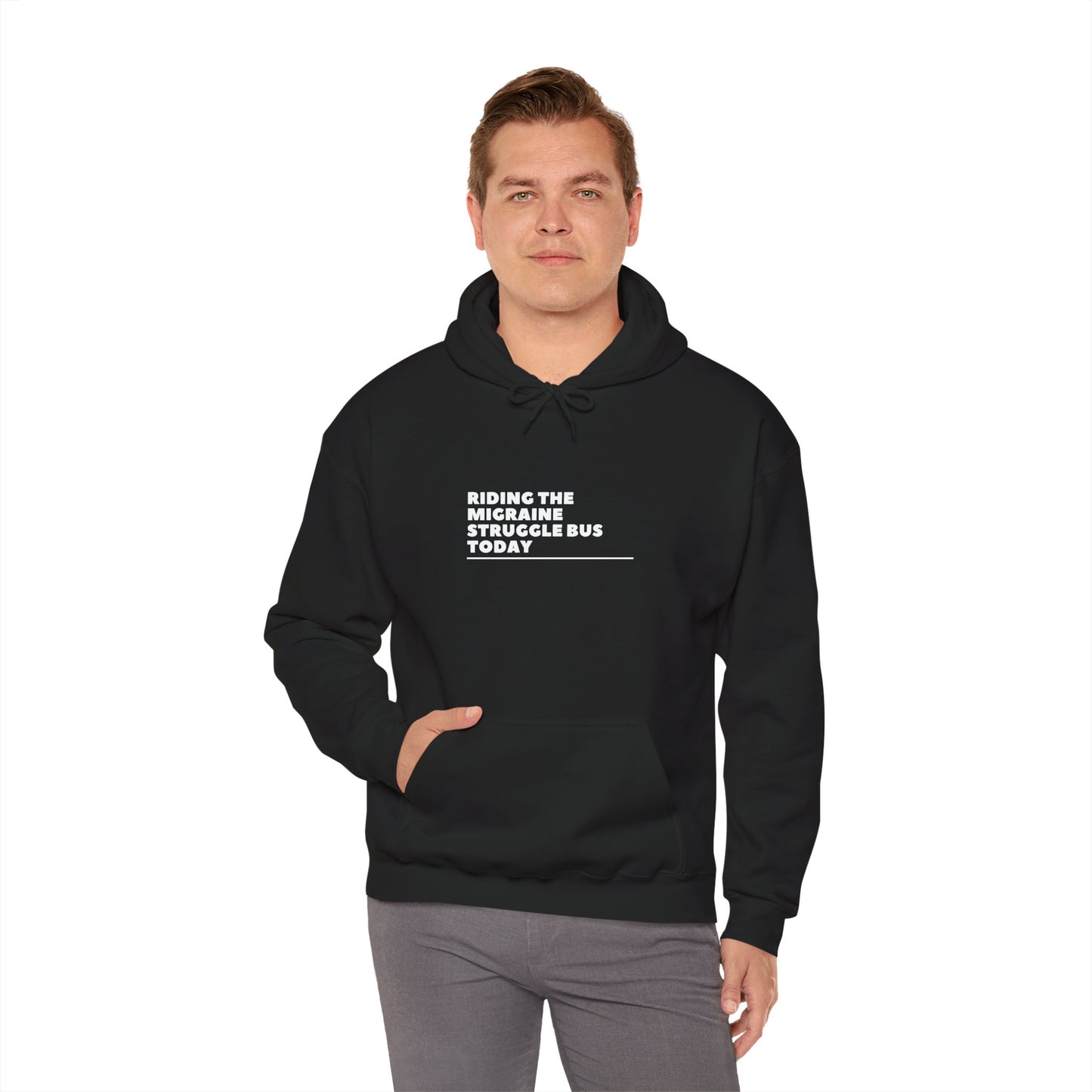 Unisex Migraine Day Invisible Illness Warrior Hooded Sweatshirt