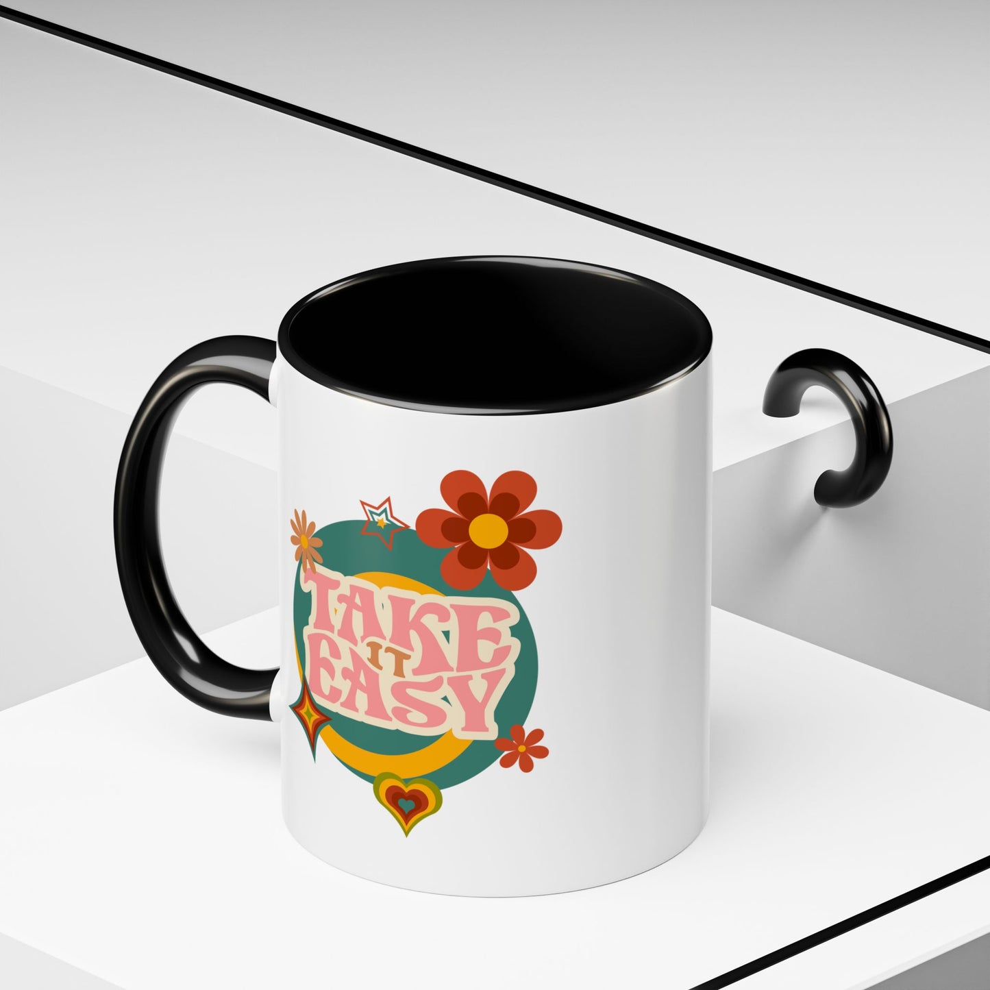 11oz/15oz Retro Vibes Take It Easy Coffee Mug