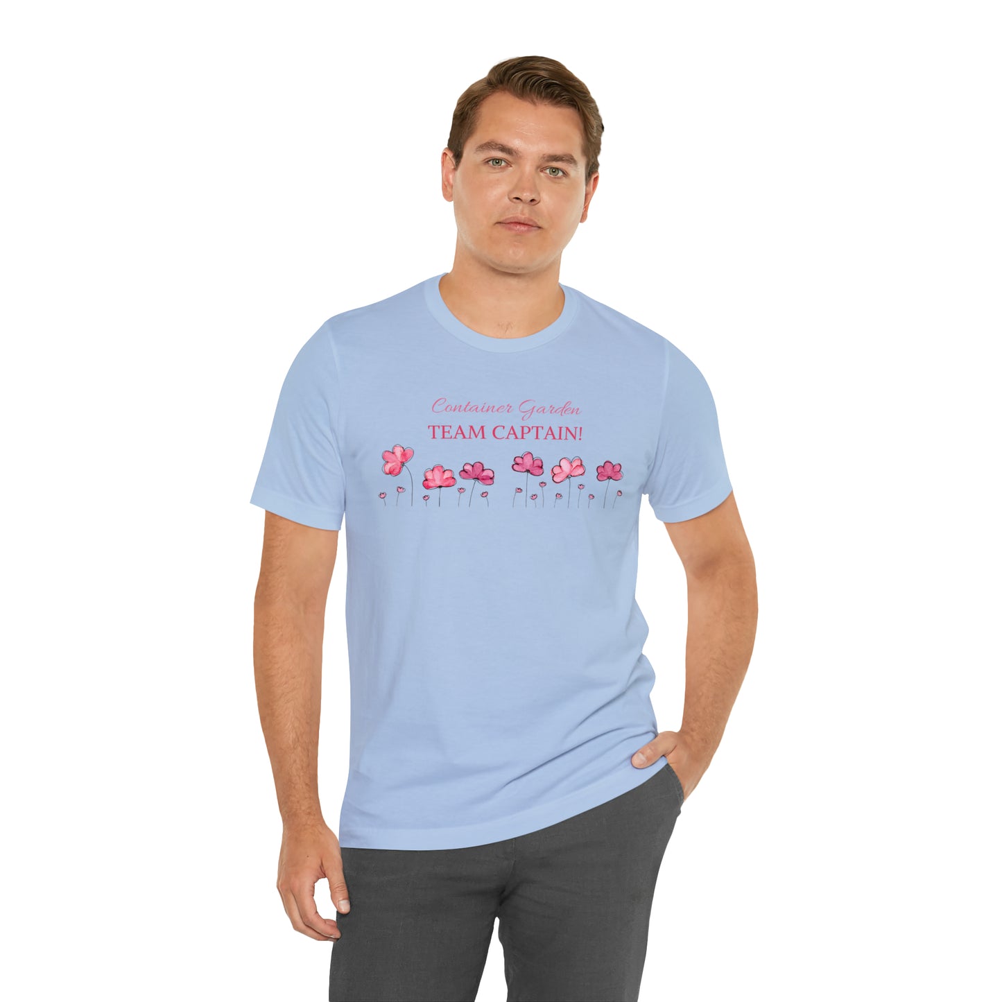 Unisex Gardening Shirt, Container Garden Team Captain T-Shirt