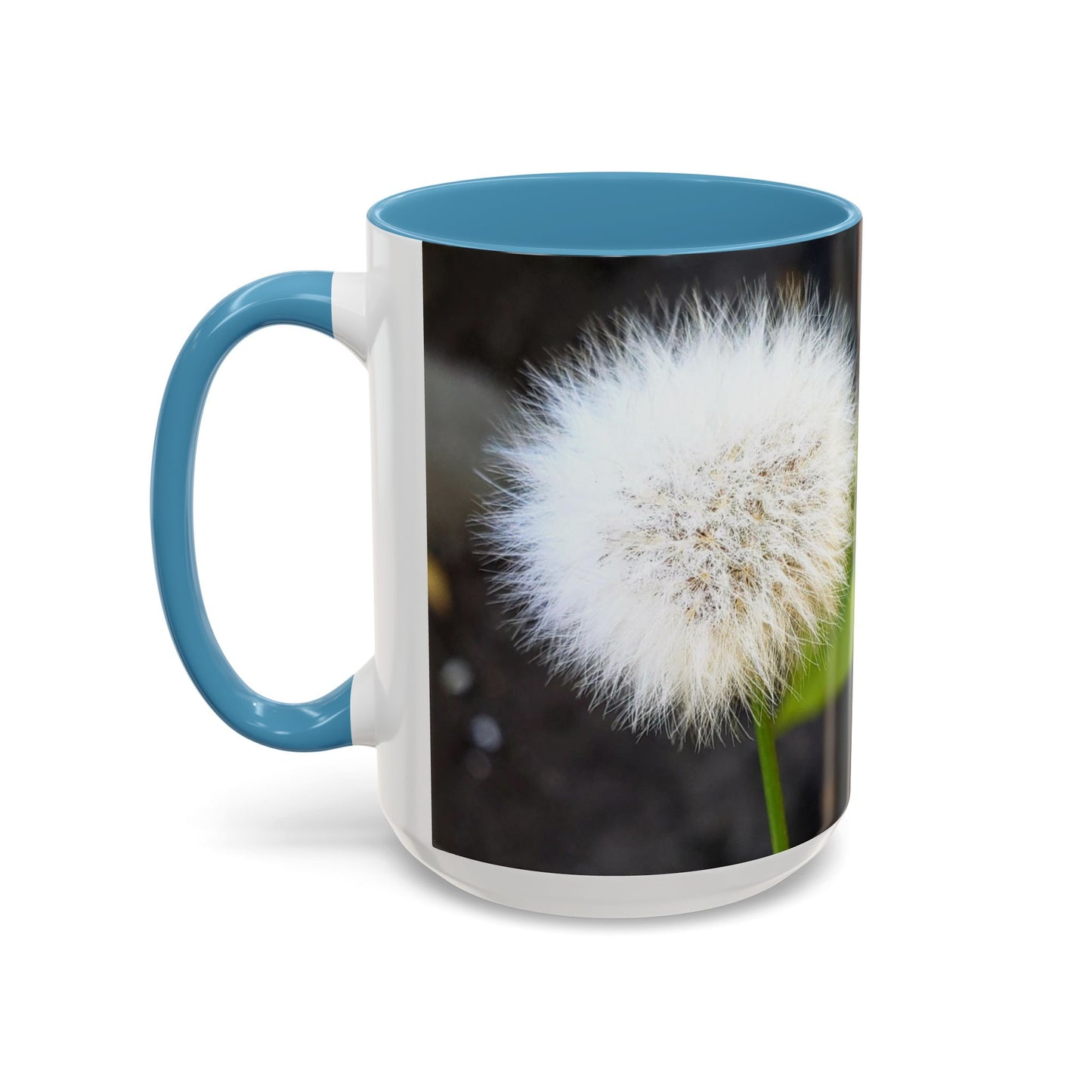 11oz/15oz Garden Themed Dandelion Flower Coffee Mug