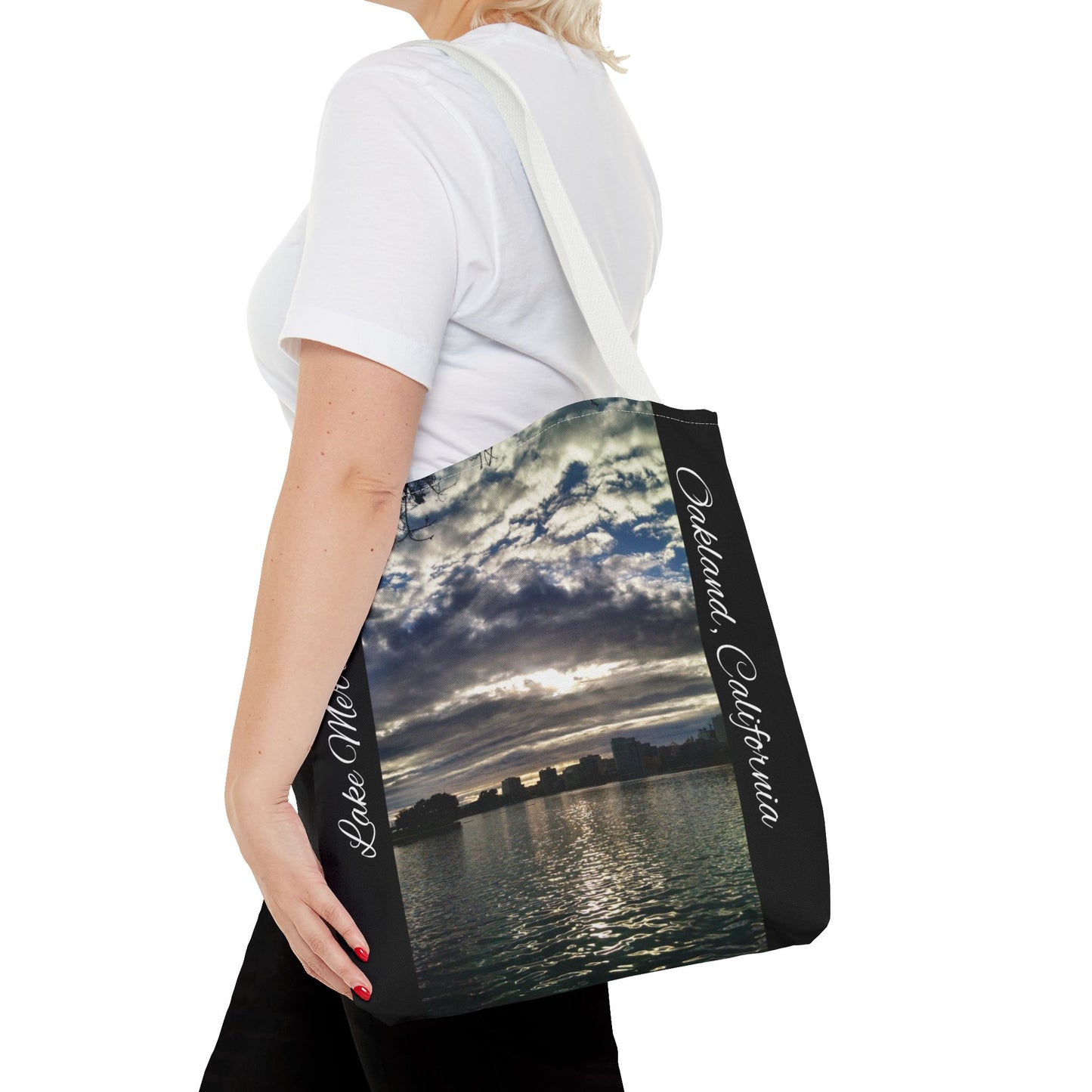 Unisex Travel Tote Lake Merritt Oakland California Tote Bag
