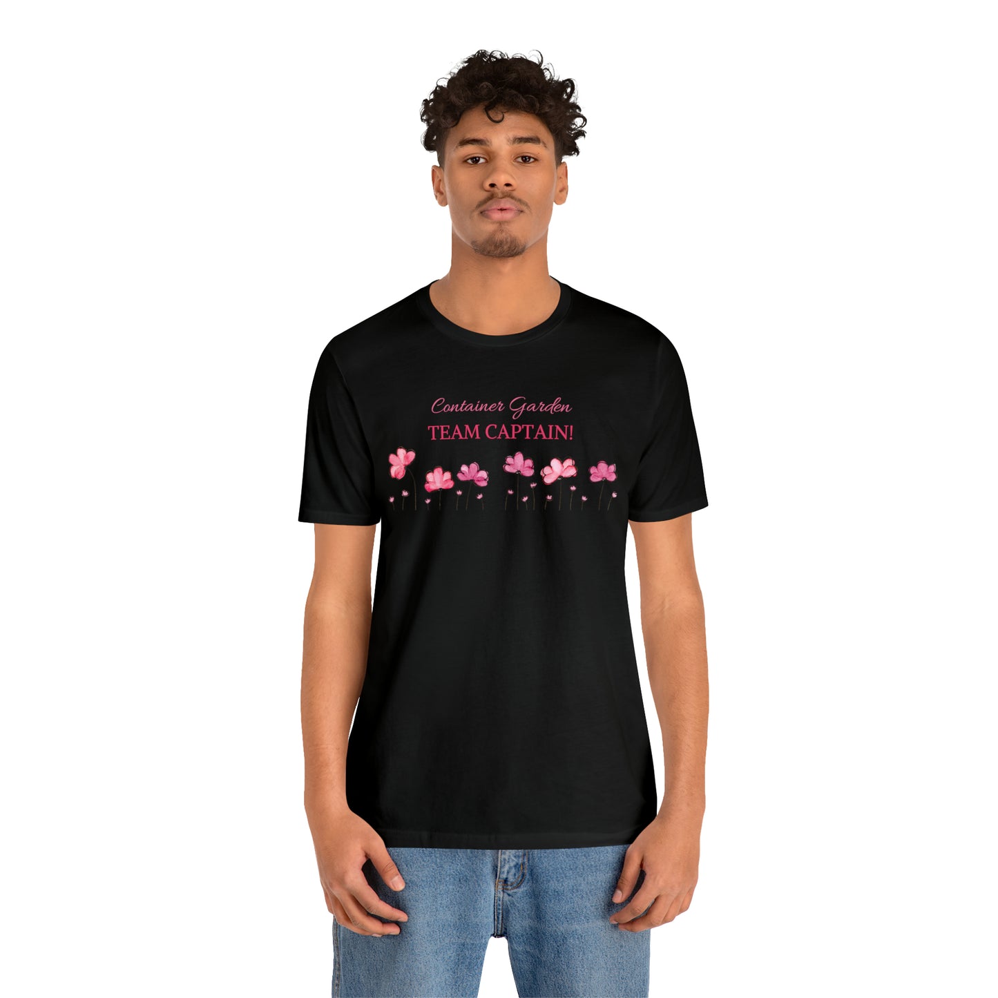 Unisex Gardening Shirt, Container Garden Team Captain T-Shirt