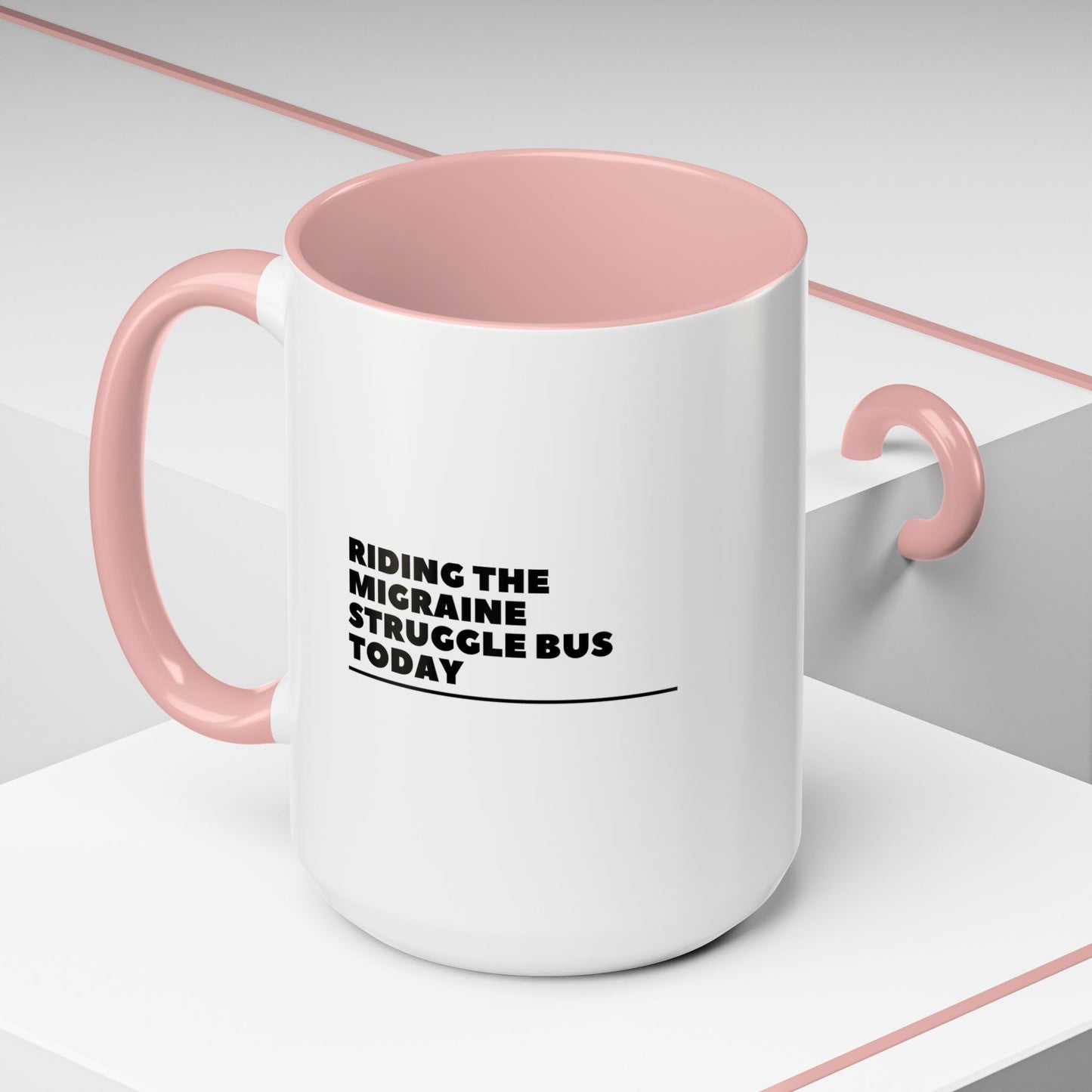 11oz/15oz Migraine Day Invisible Illness Warrior Riding The Migraine Struggle Bus Coffee Mug