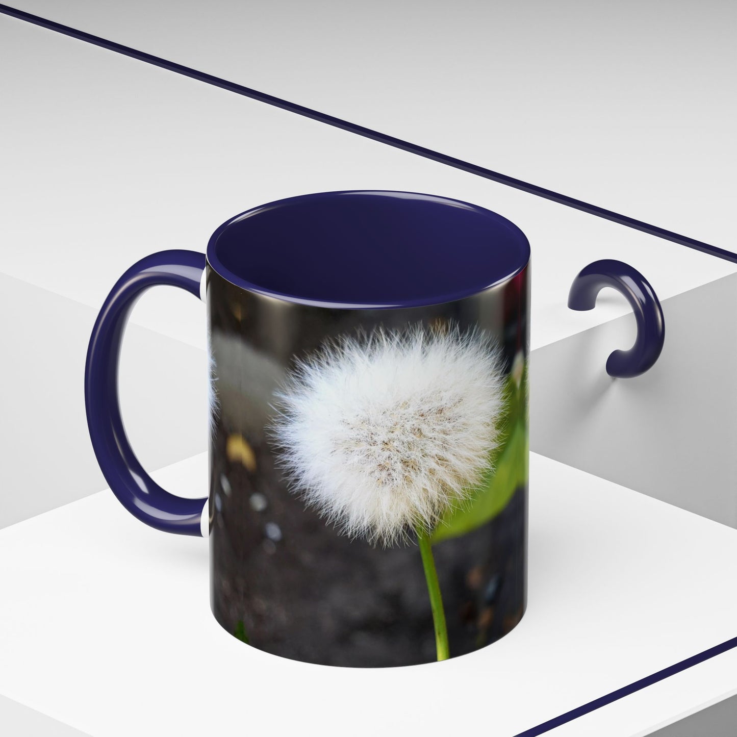 11oz/15oz Garden Themed Dandelion Flower Coffee Mug
