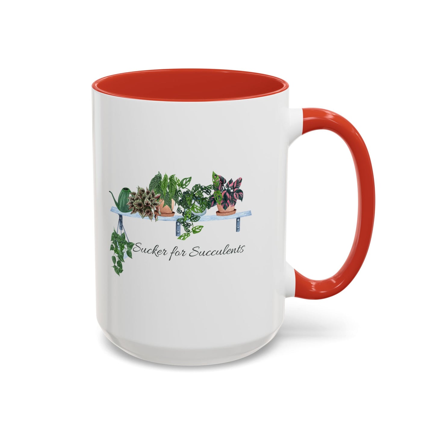 11oz/15oz Garden Themed Coffee Mug Sucker for Succulents