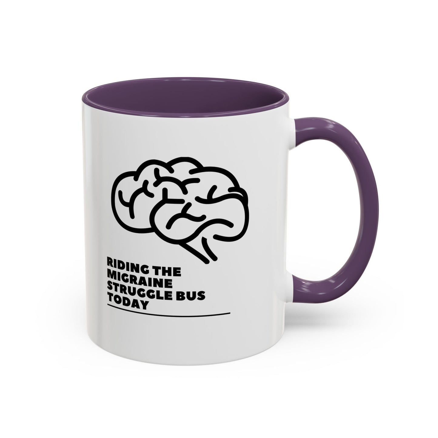 11oz/15oz Migraine Day Invisible Illness Warrior Riding The Migraine Struggle Bus Coffee Mug