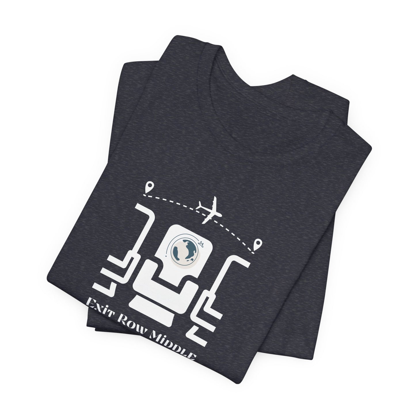 Unisex Jersey Short Sleeve Exit Row Middle Travel T-Shirt