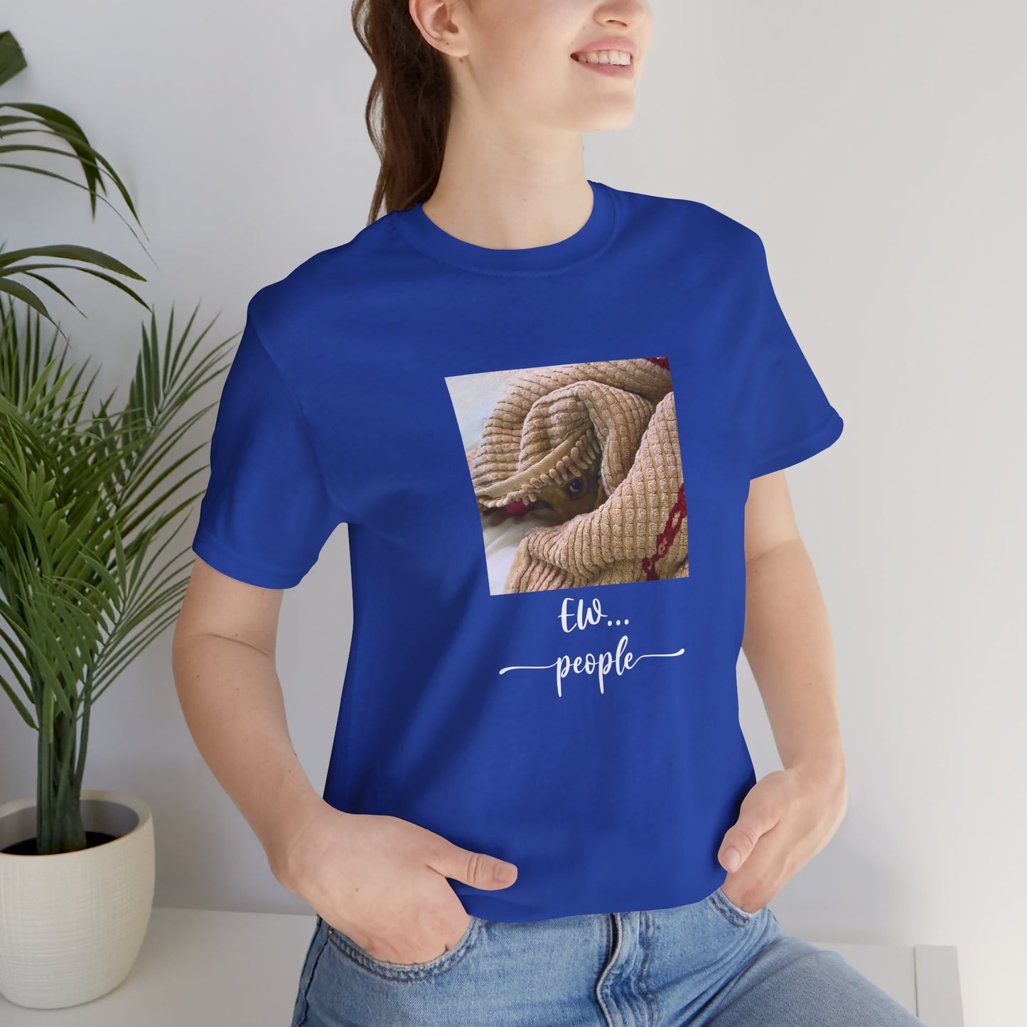 Unisex EW People Introvert Hiding Chihuahua T-Shirt