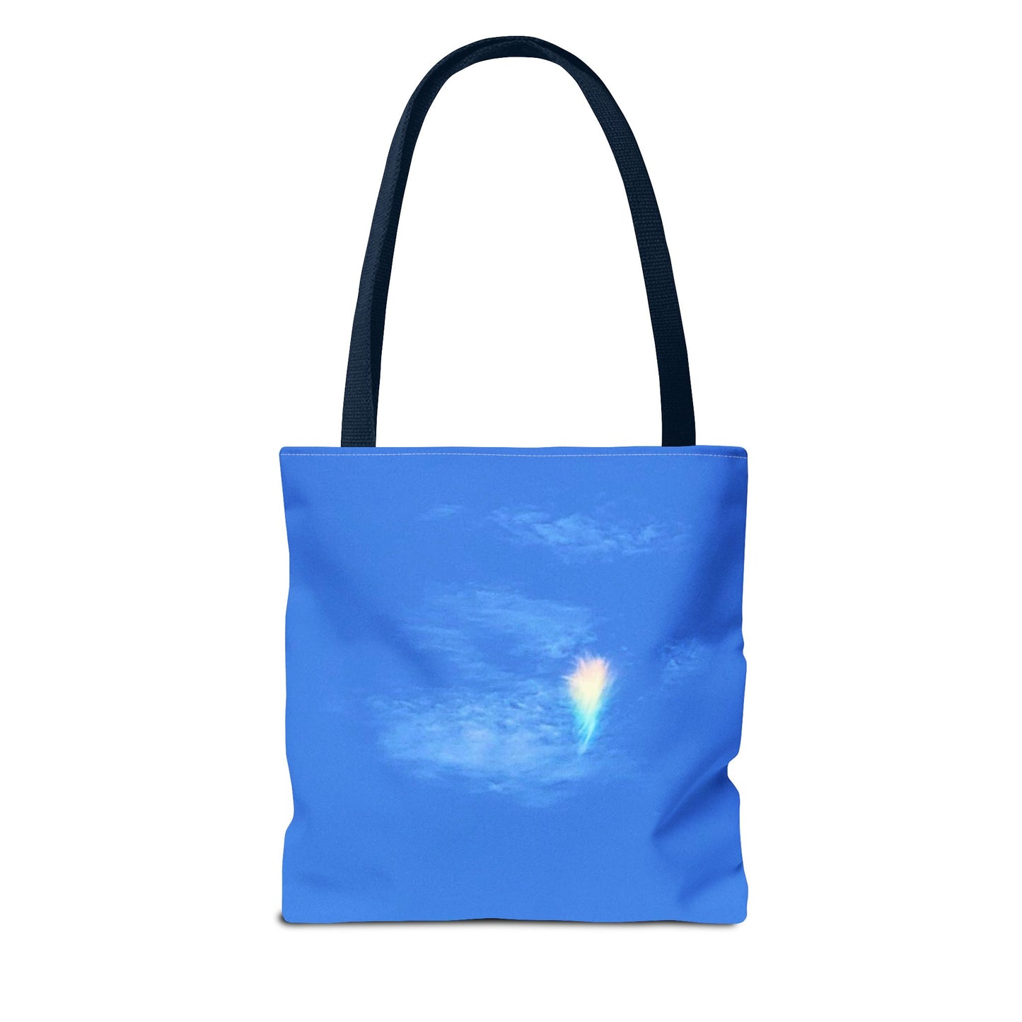 Unisex Fire Rainbow Sky Blue All Over Print Tote Bag
