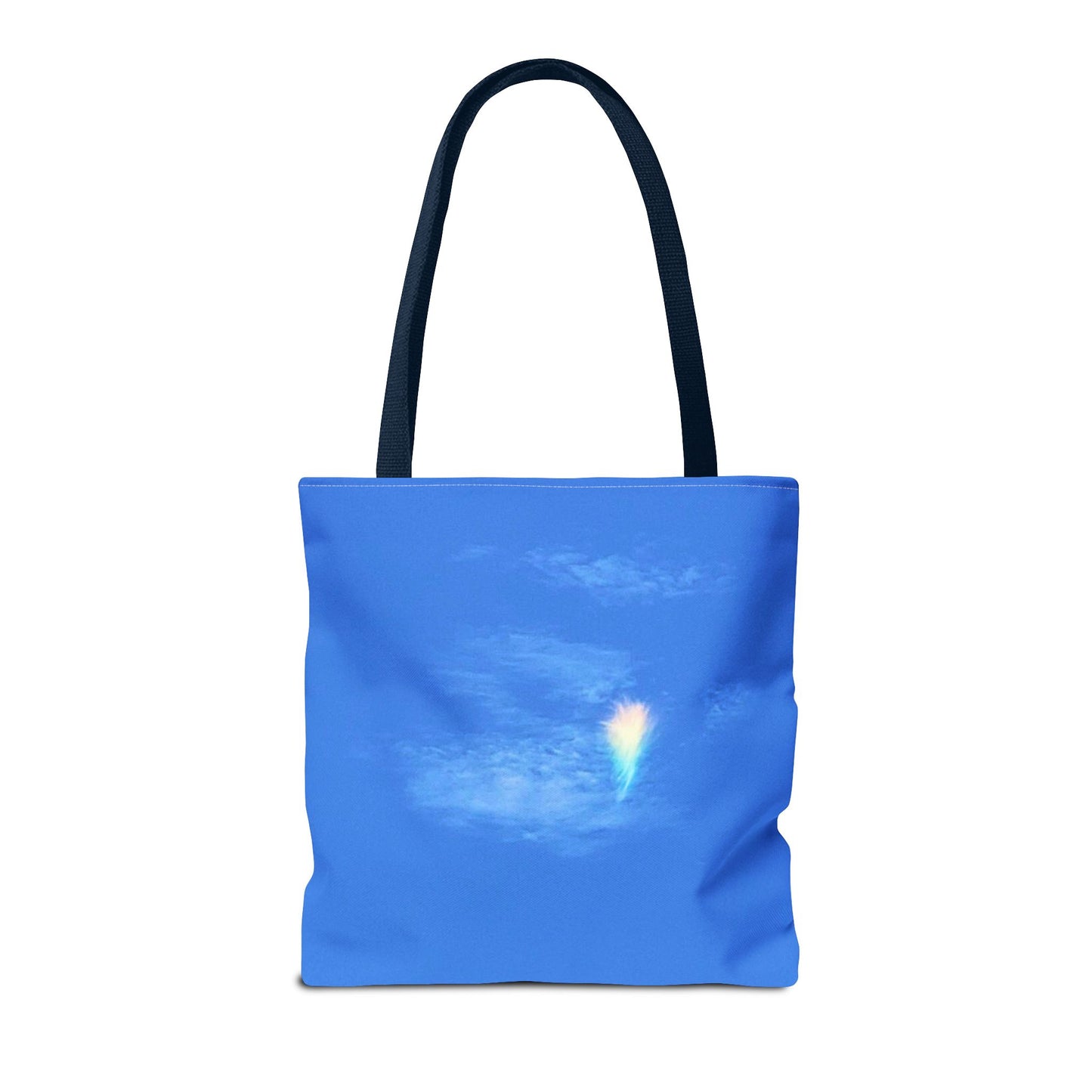 Unisex Fire Rainbow Sky Blue All Over Print Tote Bag