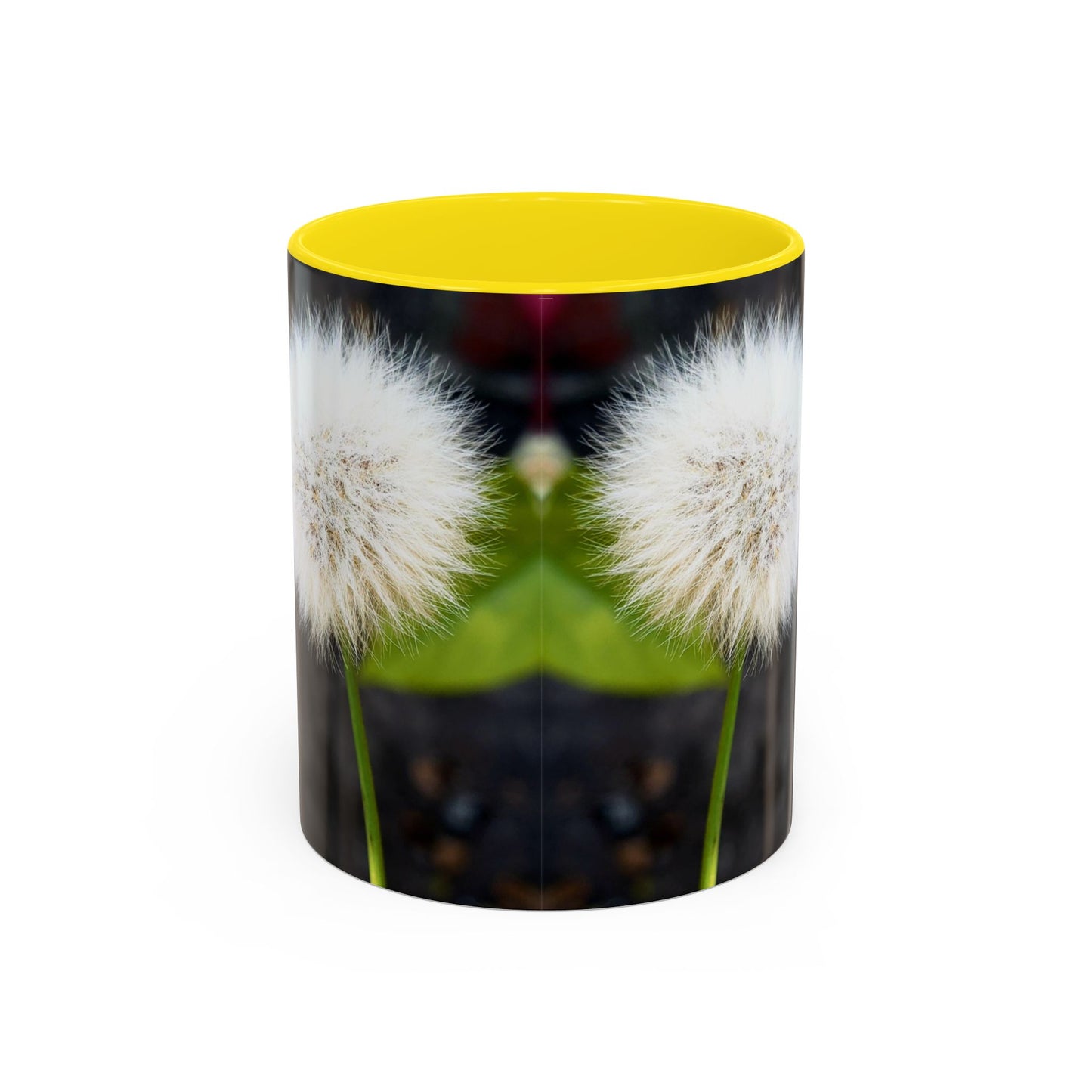 11oz/15oz Garden Themed Dandelion Flower Coffee Mug