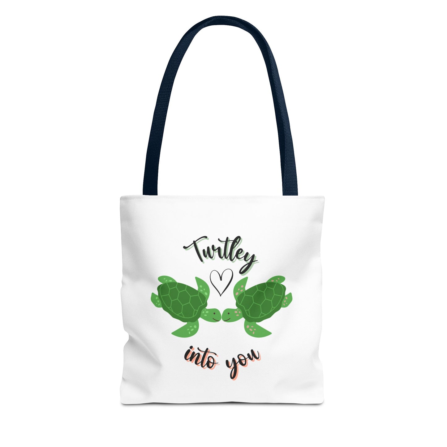Unisex Cute Turtle Lover Turtley Into You Tote Bag