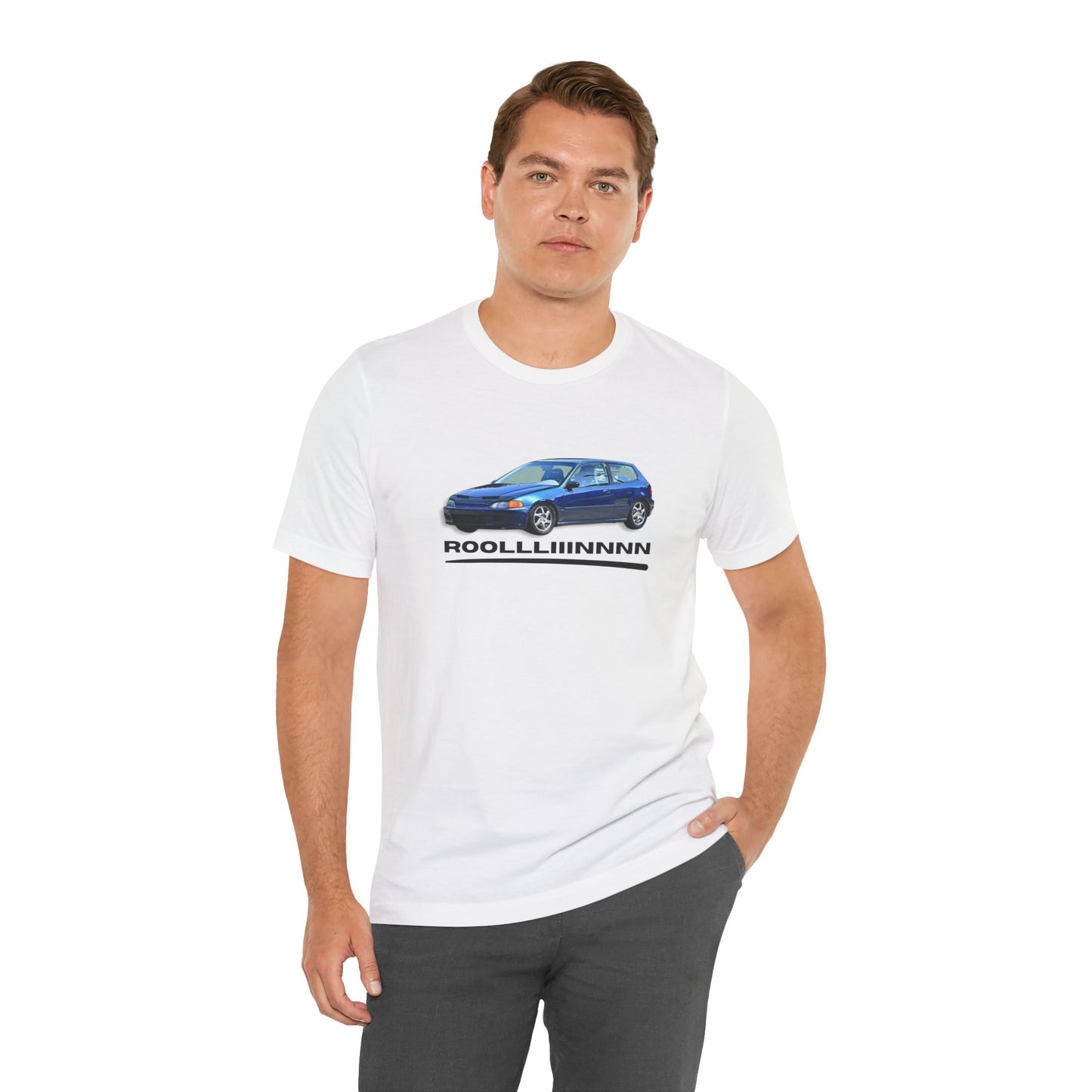 Unisex Jersey Short Sleeve Rolllllin Civic Hatchback Appreciation T-Shirt