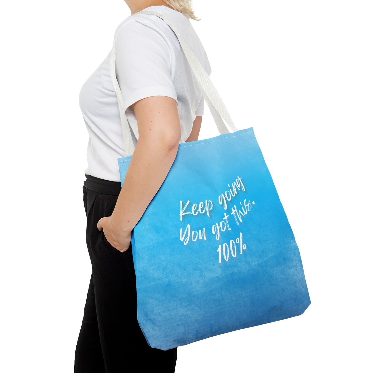Unisex Motivational Tote Bag Words of Encouragement Mental Health Awareness Reusable Tote Bag