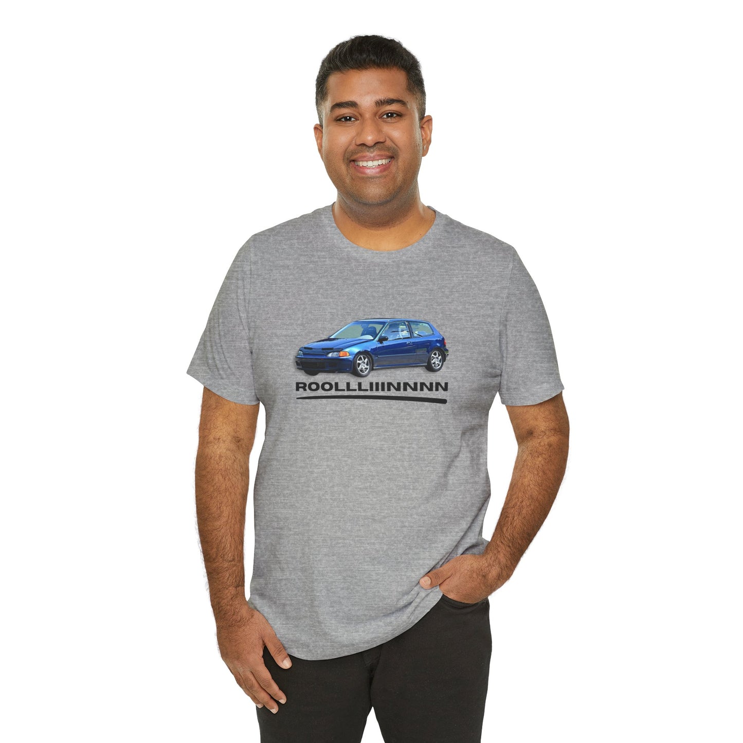 Unisex Jersey Short Sleeve Rolllllin Civic Hatchback Appreciation T-Shirt