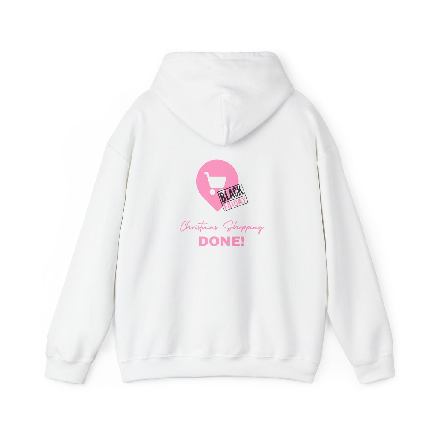 Unisex Black Friday Christmas Shopping DONE! Heavy Blend™ Hooded Sweatshirt