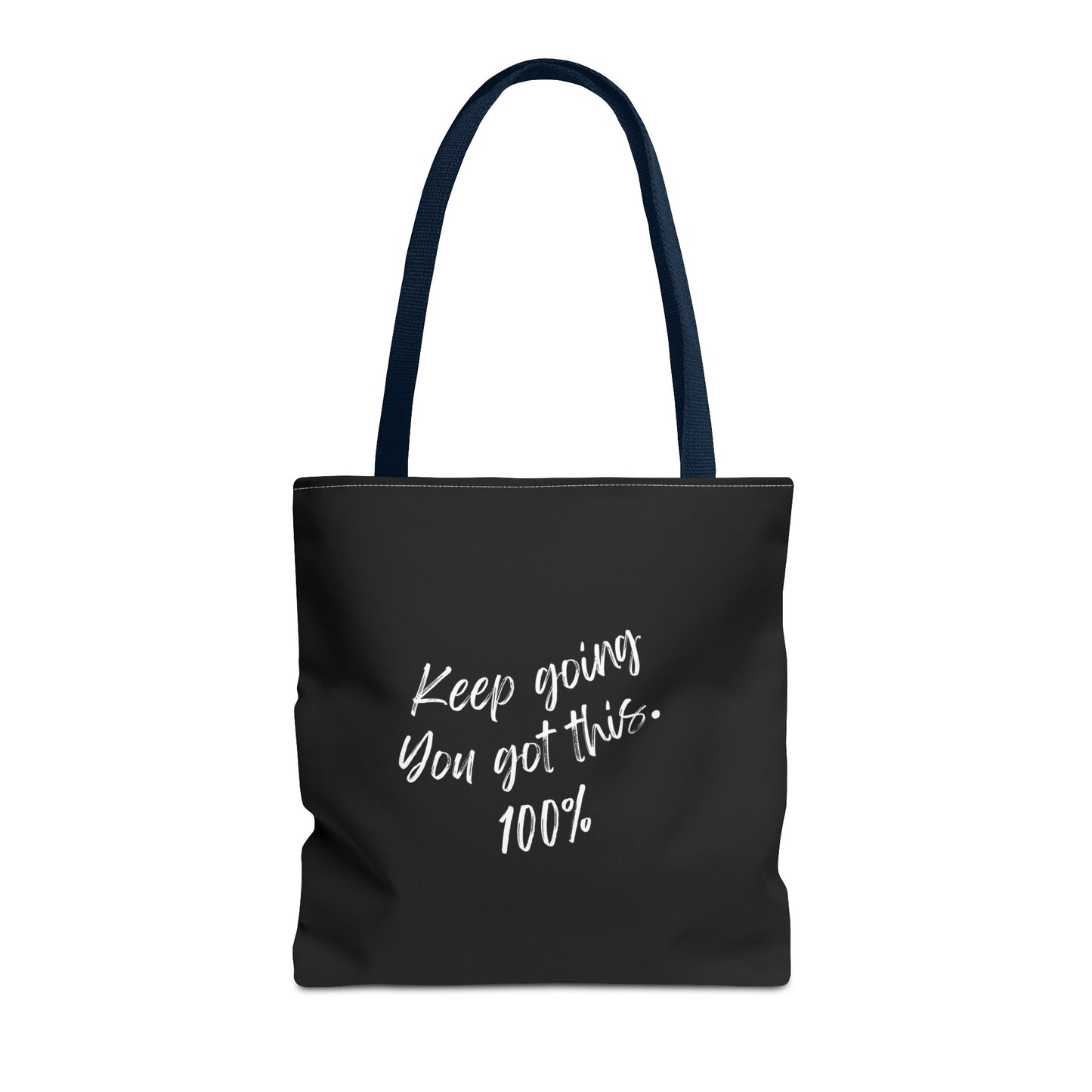 Unisex Positive Motivational Words of Encouragement Mental Health Awareness Reusable Tote Bag