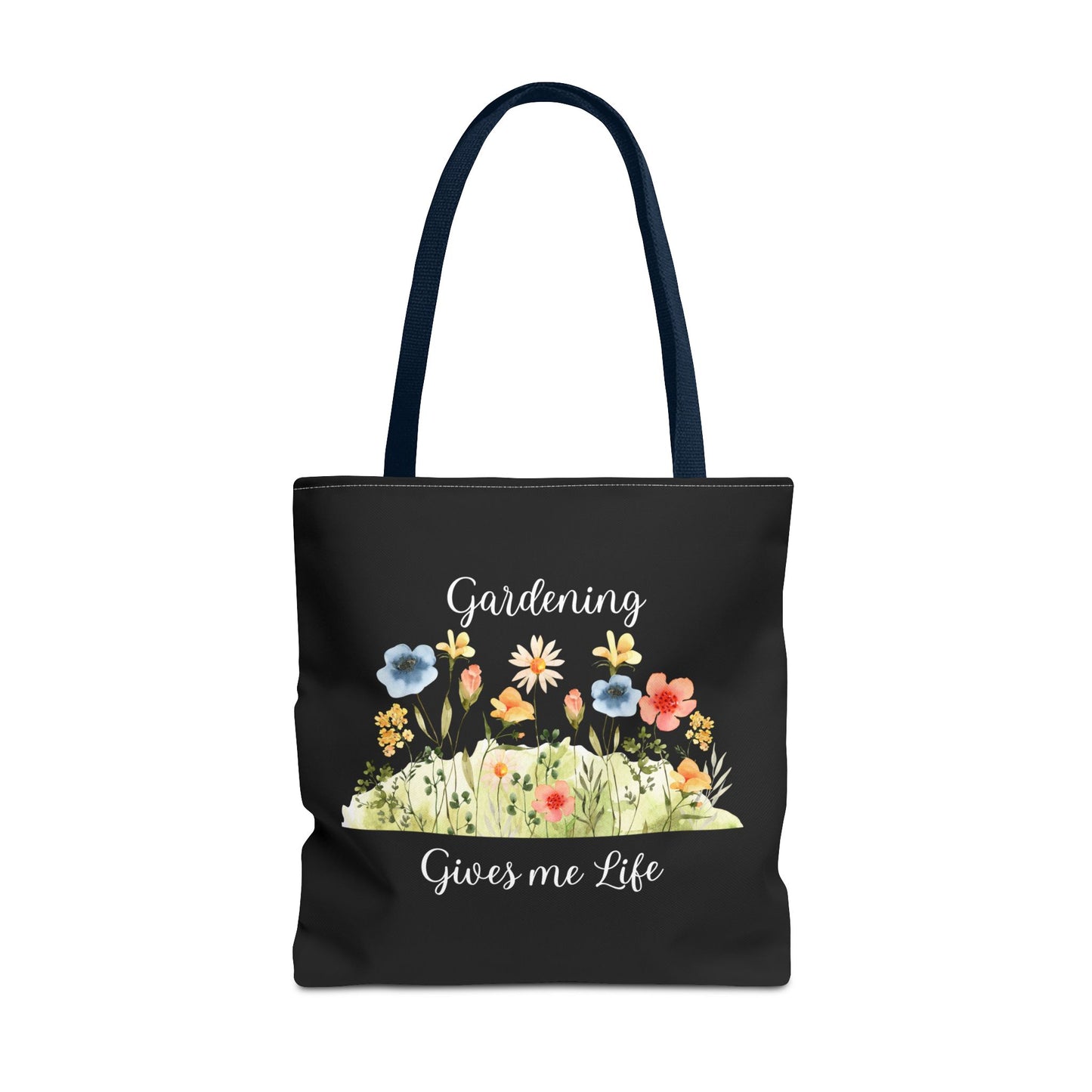 Unisex Gardening Gives Me Life Tote Bag - Black