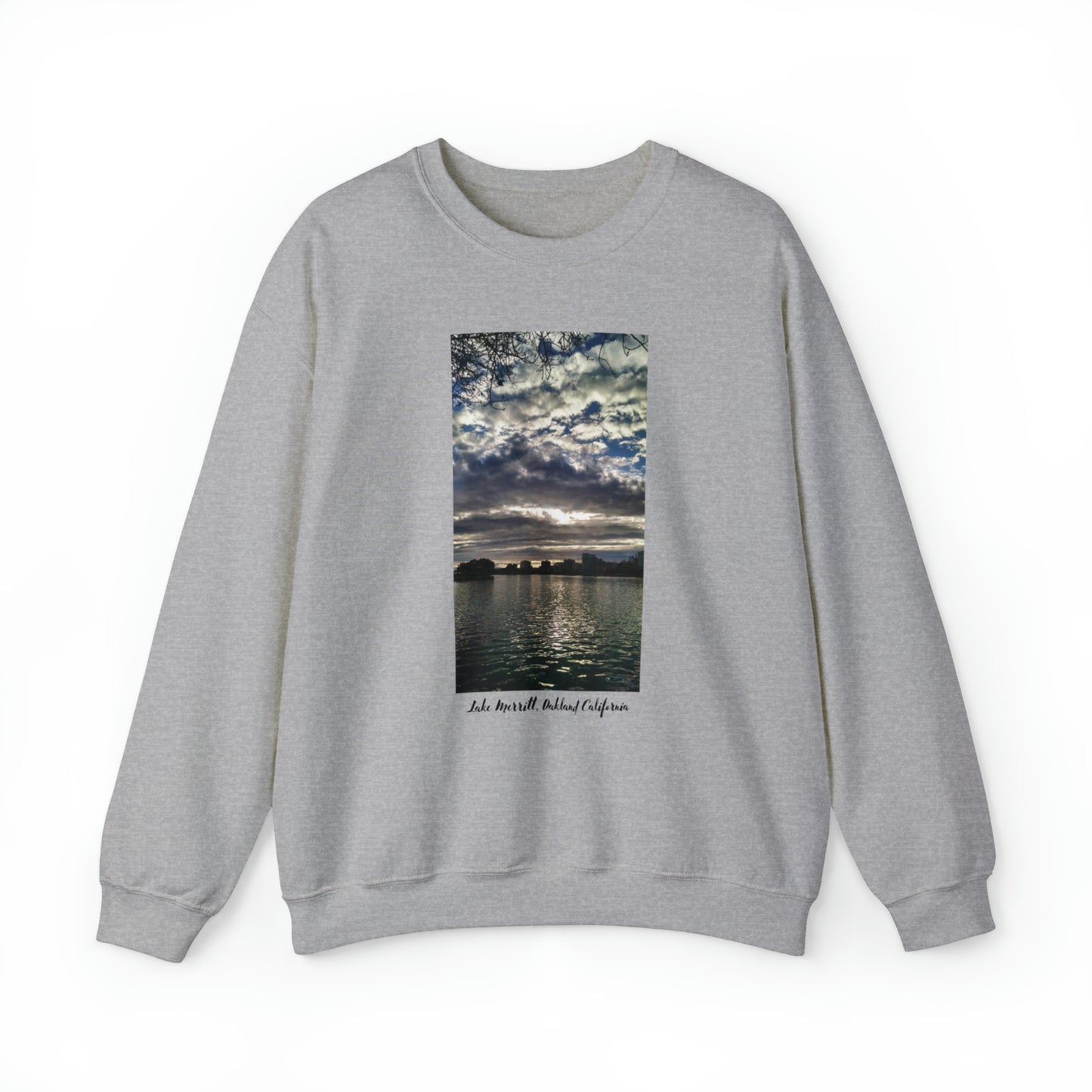 Unisex Landscape Sweatshirt Lake Merritt Oakland California Sweatshirt