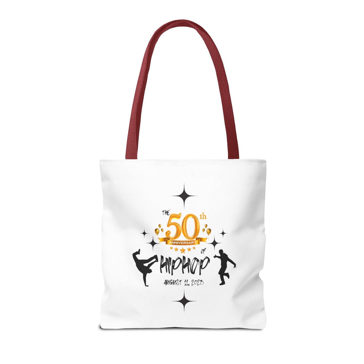 Unisex 50th Anniversary of HipHop August 11, 2023 Commemorative Tote Bag HipHop Anniversary Tote Music Fan Tote Bag Gift For DJ Music Lover