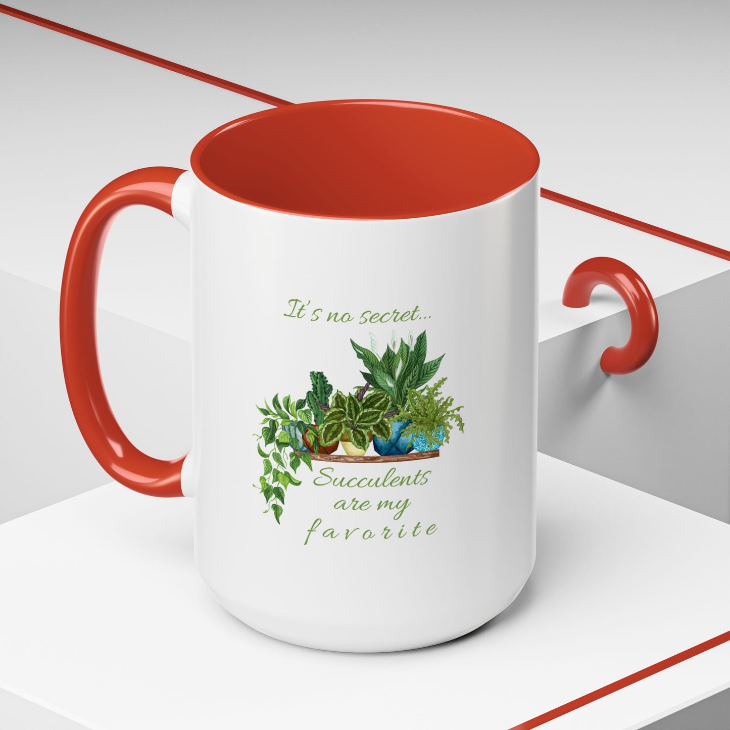 11oz/15oz Garden Themed Succulent Plant Parent Container Gardener Succulents Are My Favorite Coffee Mug