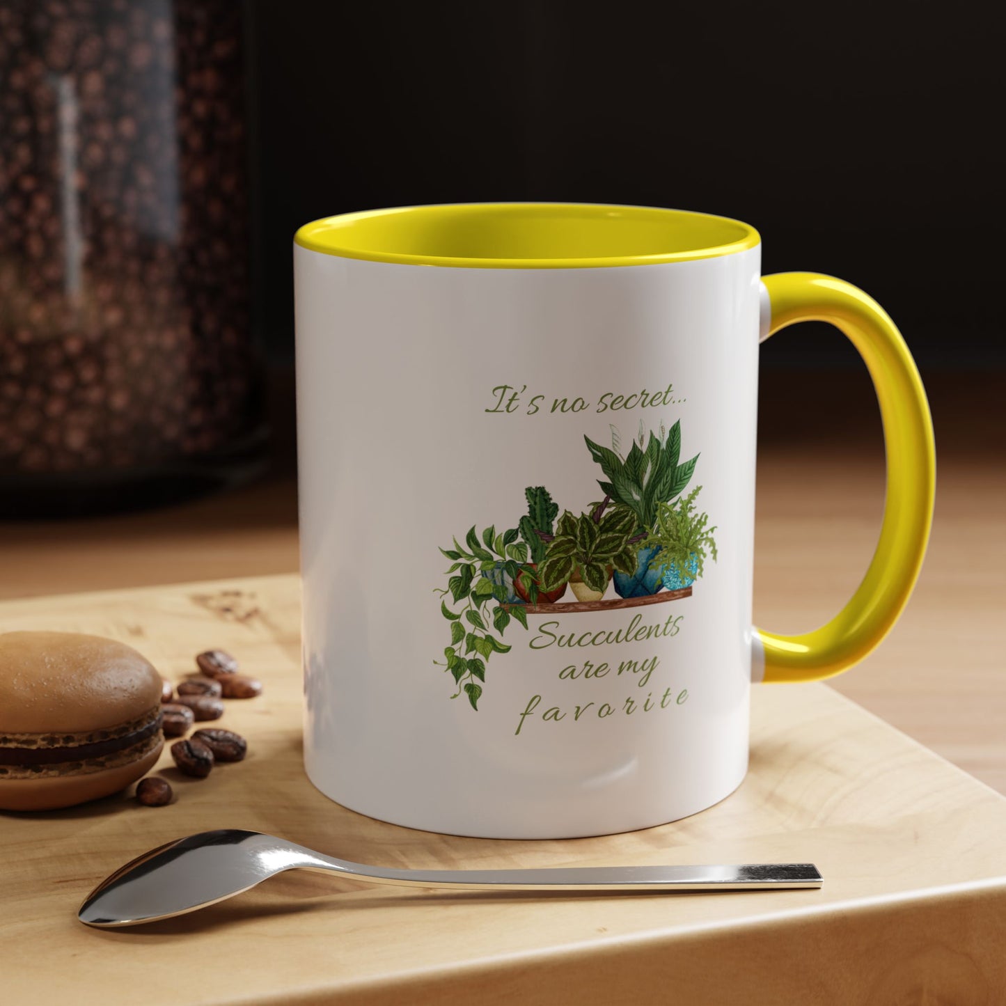 11oz/15oz Garden Themed Succulent Plant Parent Container Gardener Succulents Are My Favorite Coffee Mug