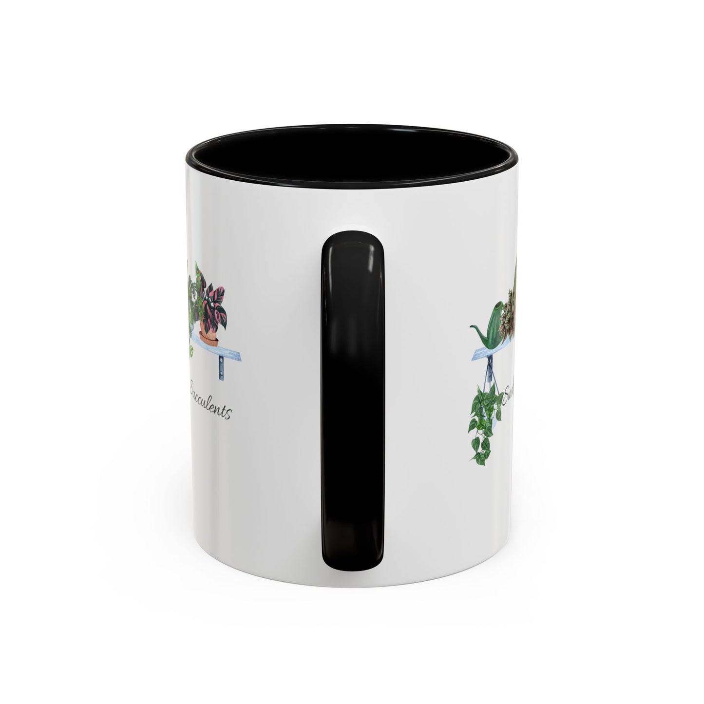 11oz/15oz Garden Themed Coffee Mug Sucker for Succulents