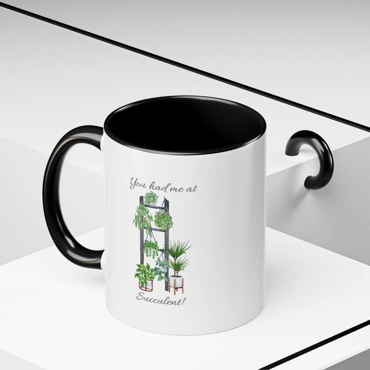 11oz/15oz Garden Themed Succulent Container Garden Plant Parent Coffee Mug