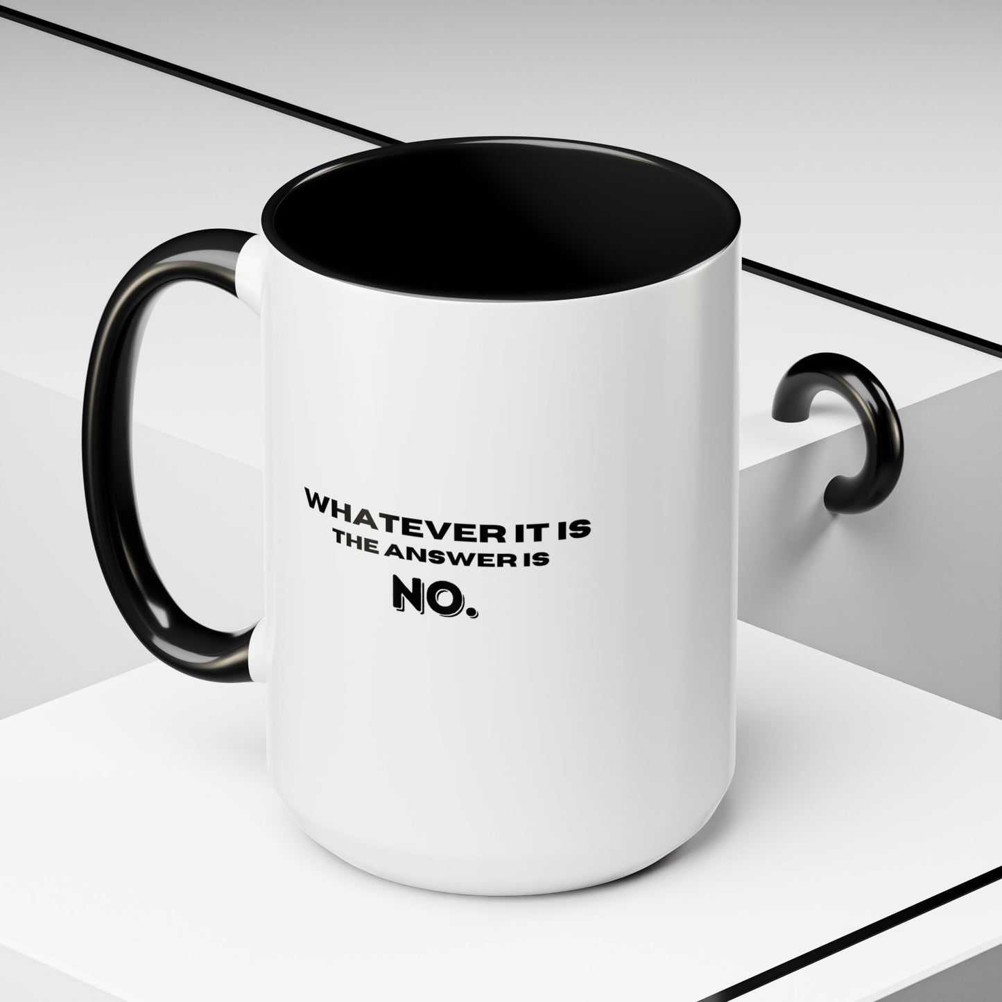 11oz/15oz Self Love Motivational Mental Heath Awareness SAY NO Coffee Mug