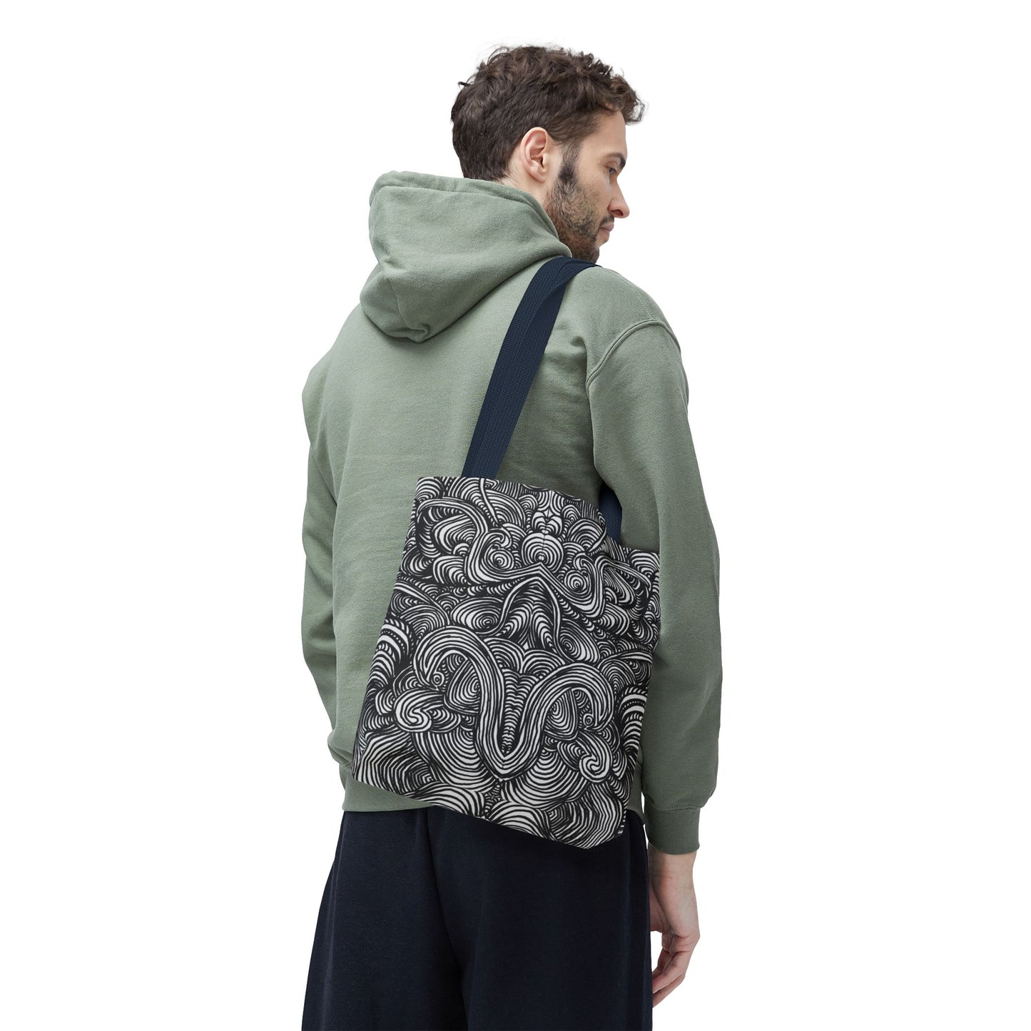 Unisex Original Line Art All Over Print Tote Bag - Mirage