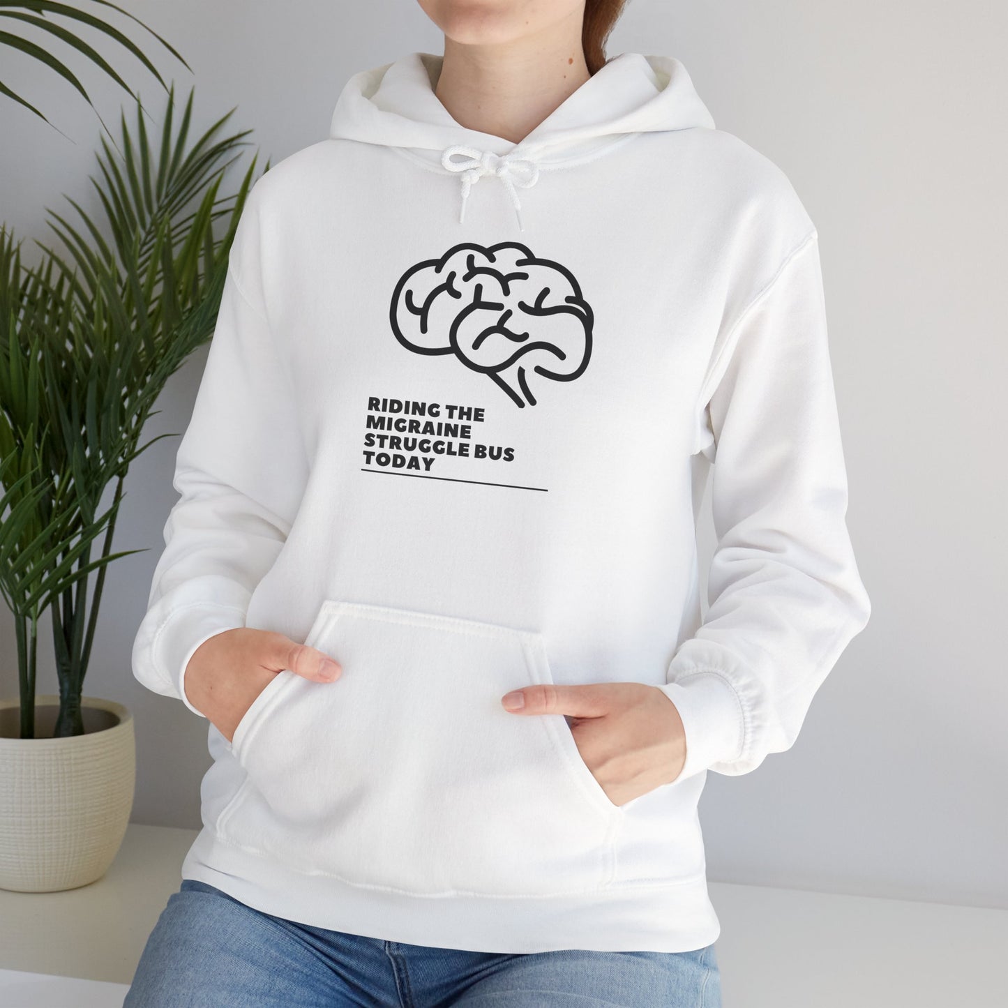 Migraine Day Invisible Illness Warrior Hooded Sweatshirt