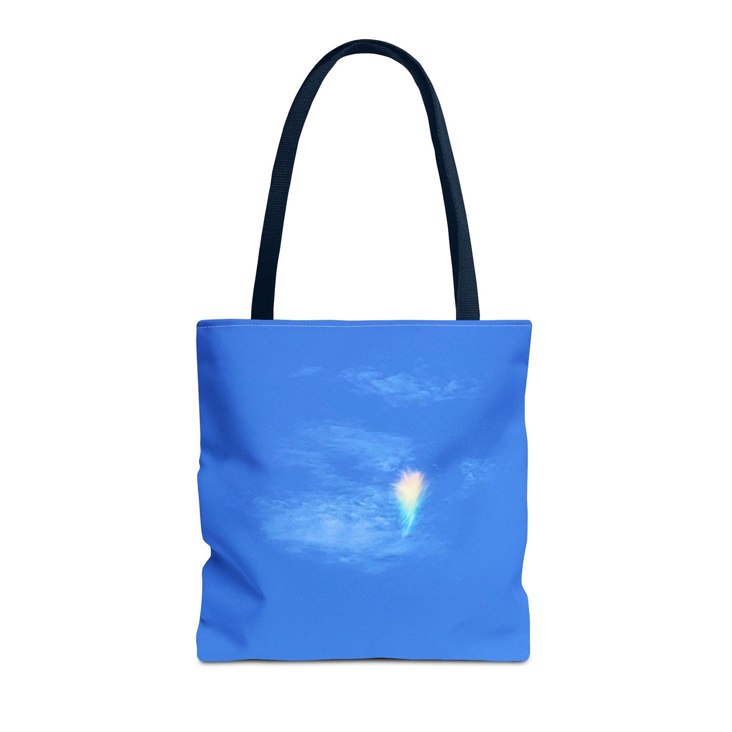 Unisex Fire Rainbow Sky Blue All Over Print Tote Bag