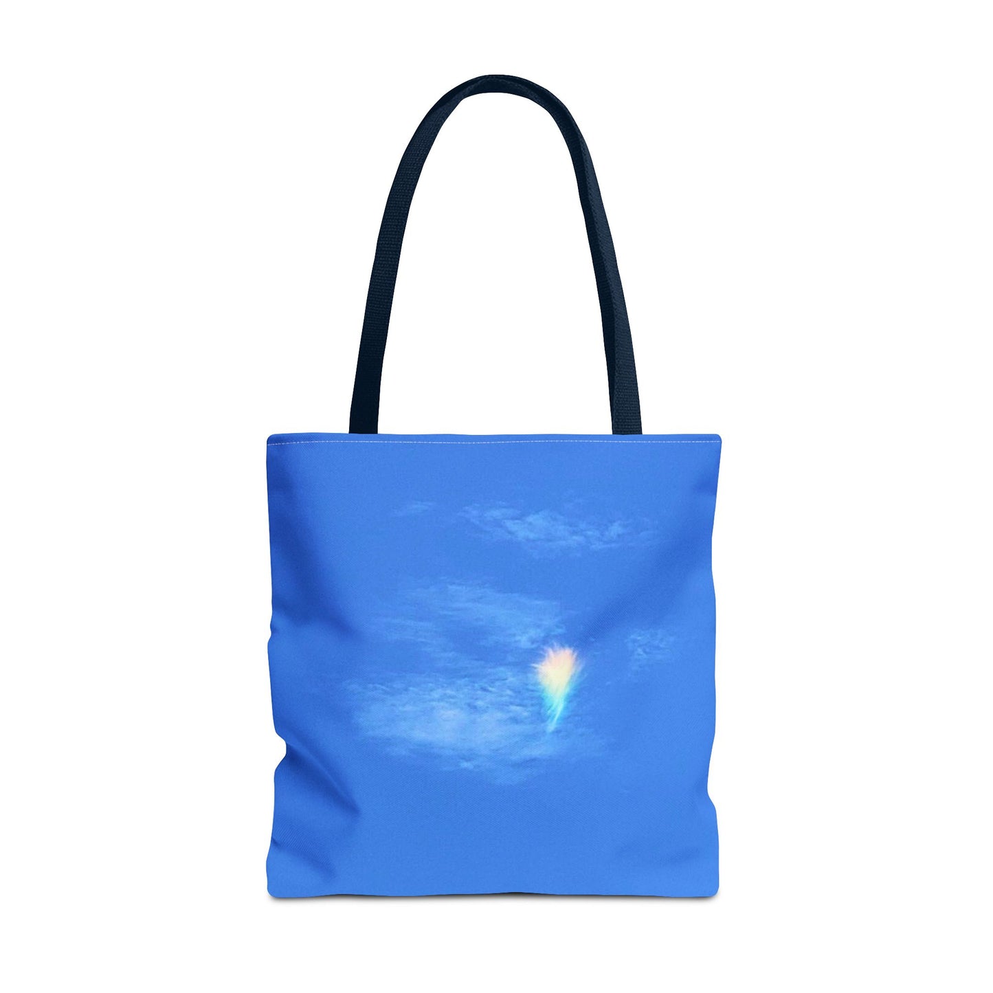 Unisex Fire Rainbow Sky Blue All Over Print Tote Bag