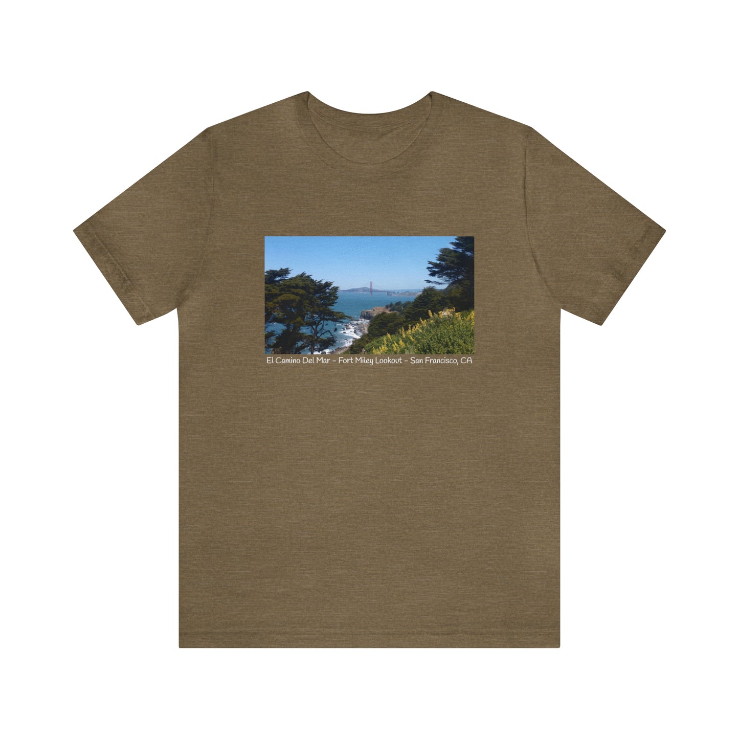 Unisex Jersey Short Sleeve El Camino Del Mar, San Francisco, California