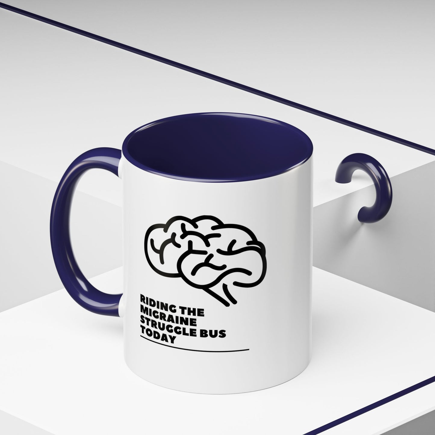 11oz/15oz Migraine Day Invisible Illness Warrior Riding The Migraine Struggle Bus Coffee Mug
