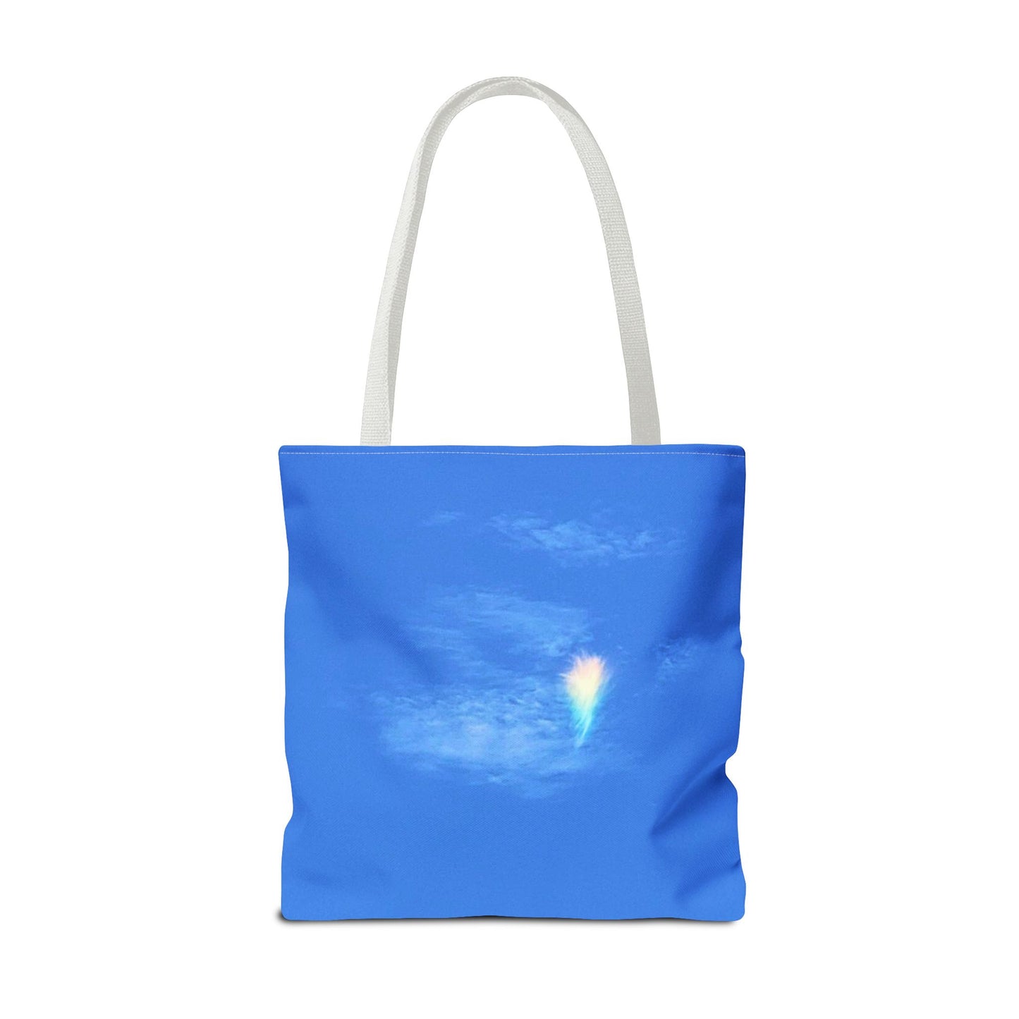 Unisex Fire Rainbow Sky Blue All Over Print Tote Bag