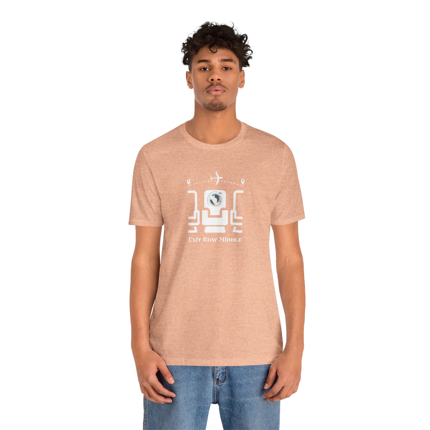 Unisex Jersey Short Sleeve Exit Row Middle Travel T-Shirt