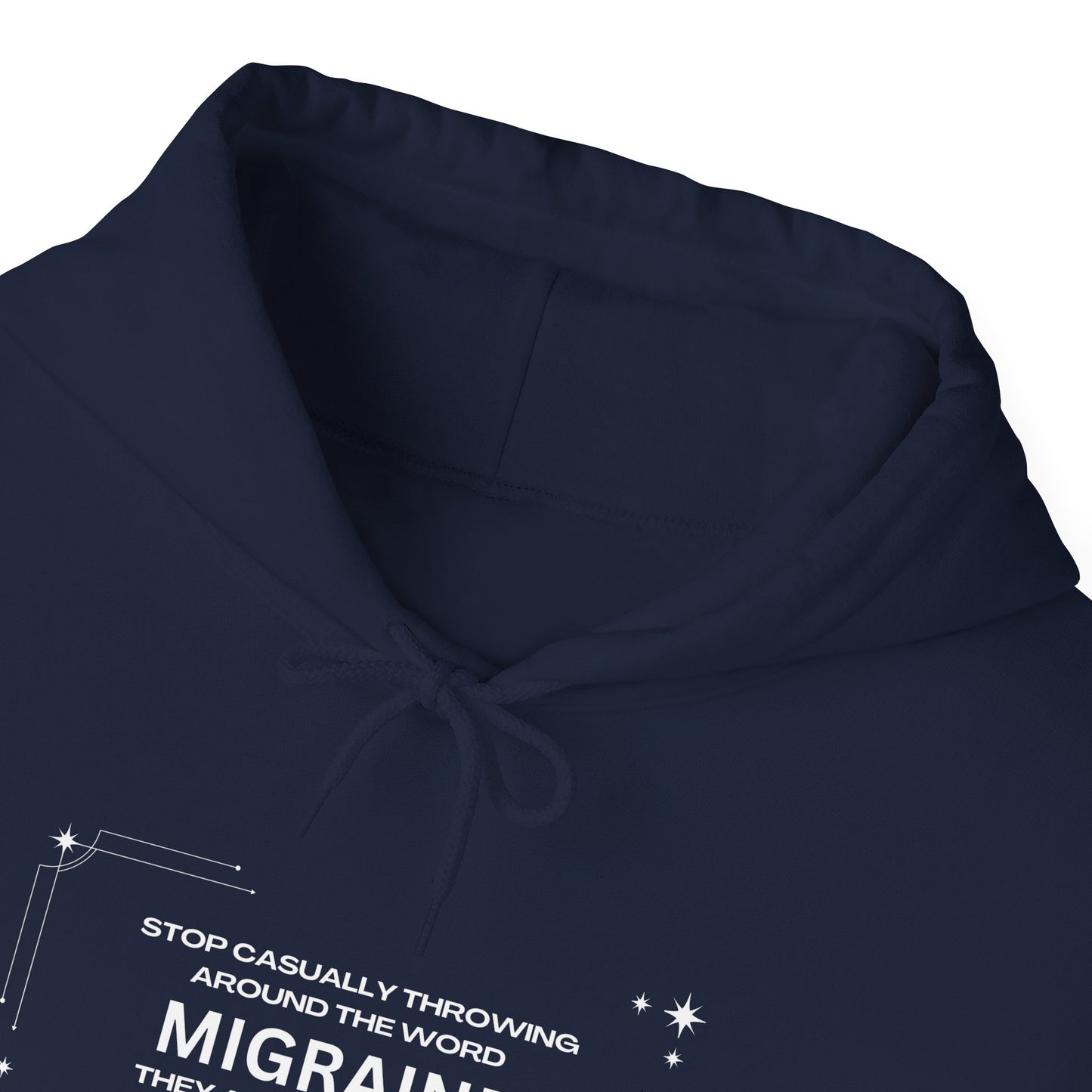 Unisex Migraine Day Invisible Illness Warrior Hooded Sweatshirt